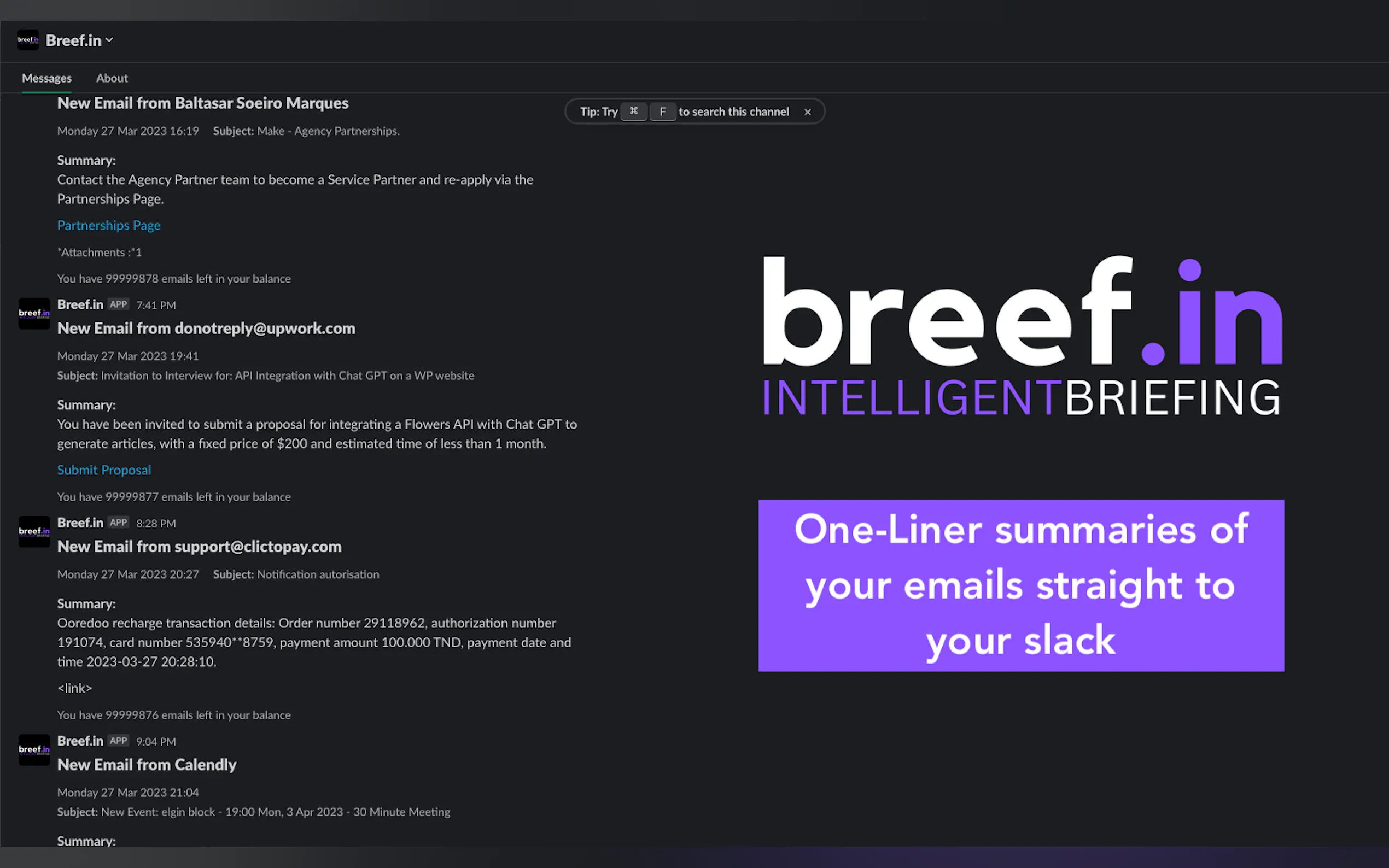 Screenshot 2 of Breef.in