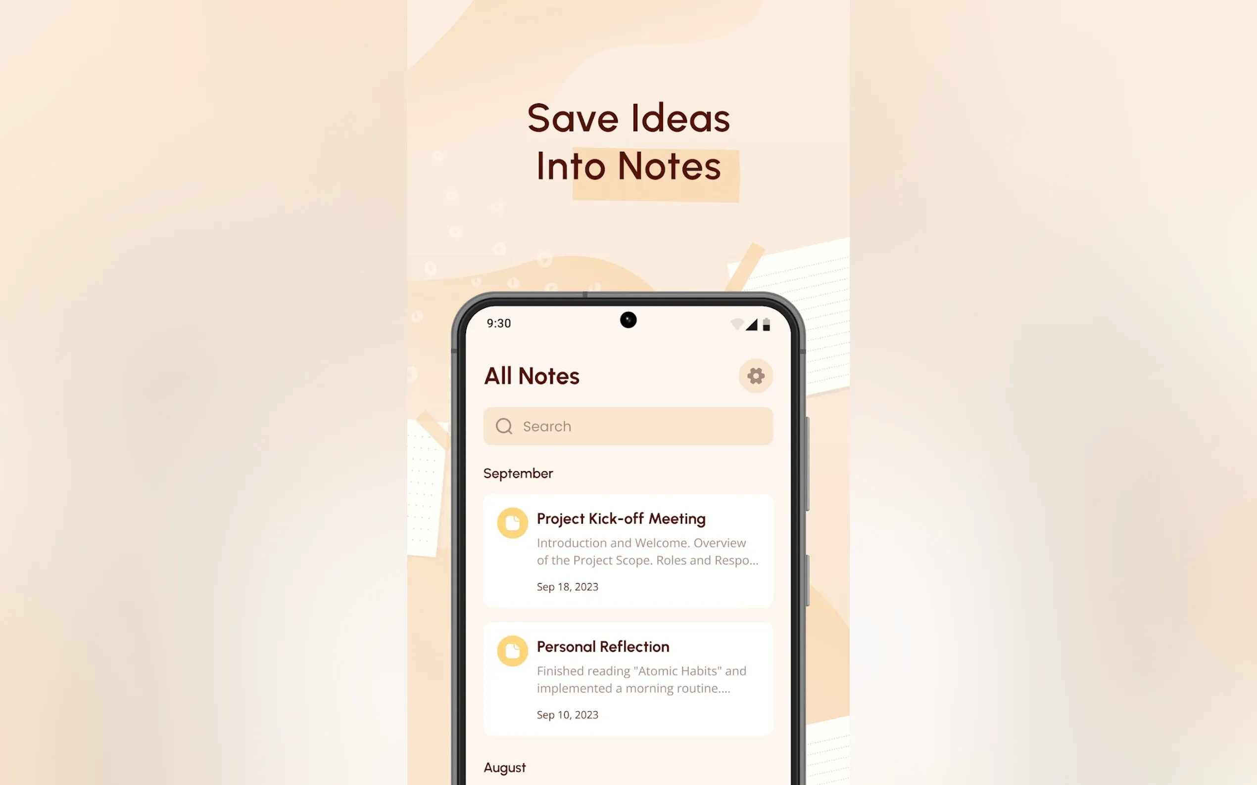 Screenshot 3 of BriefMind: AI Voice Memos