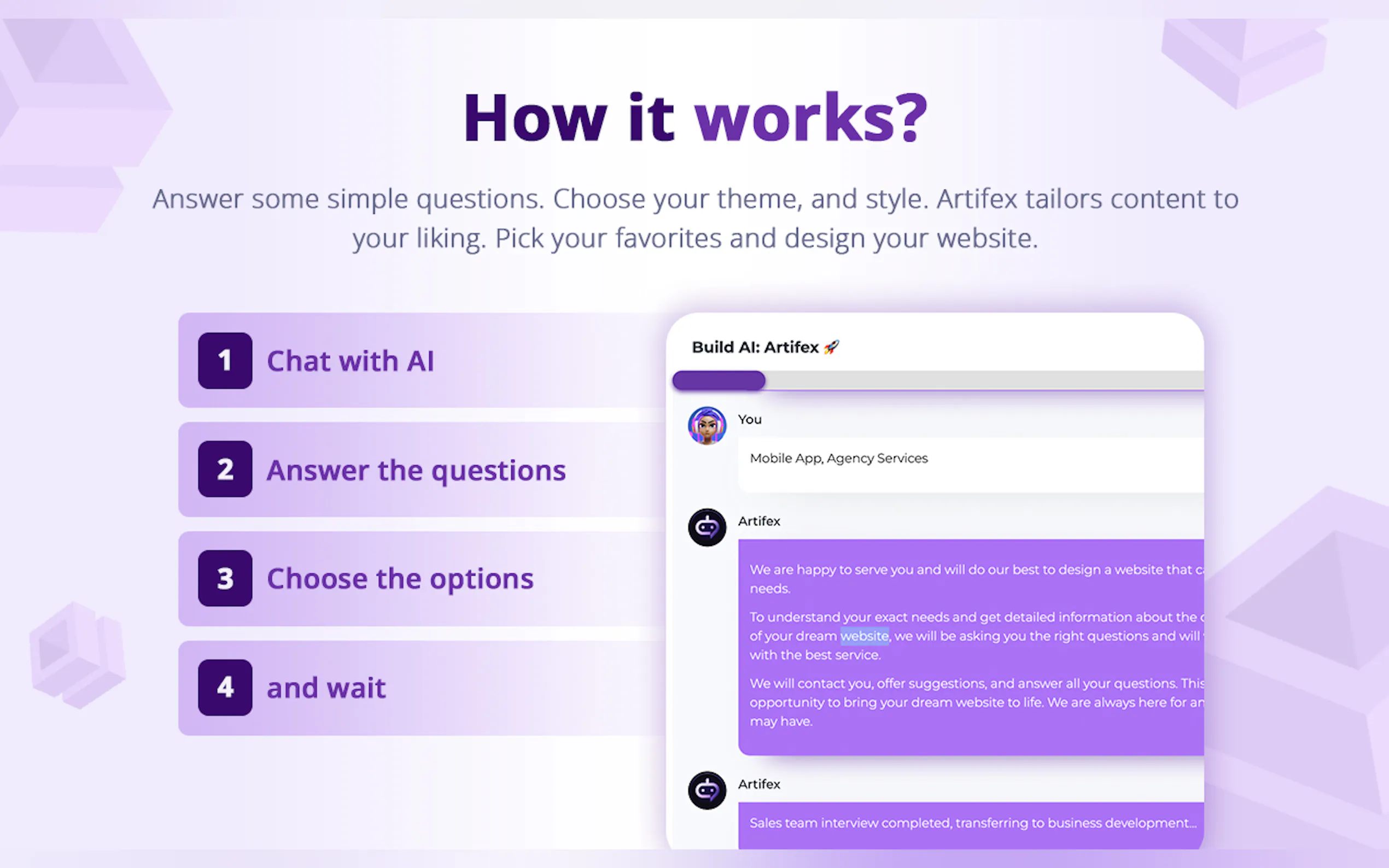 Screenshot 3 of Buildai Website