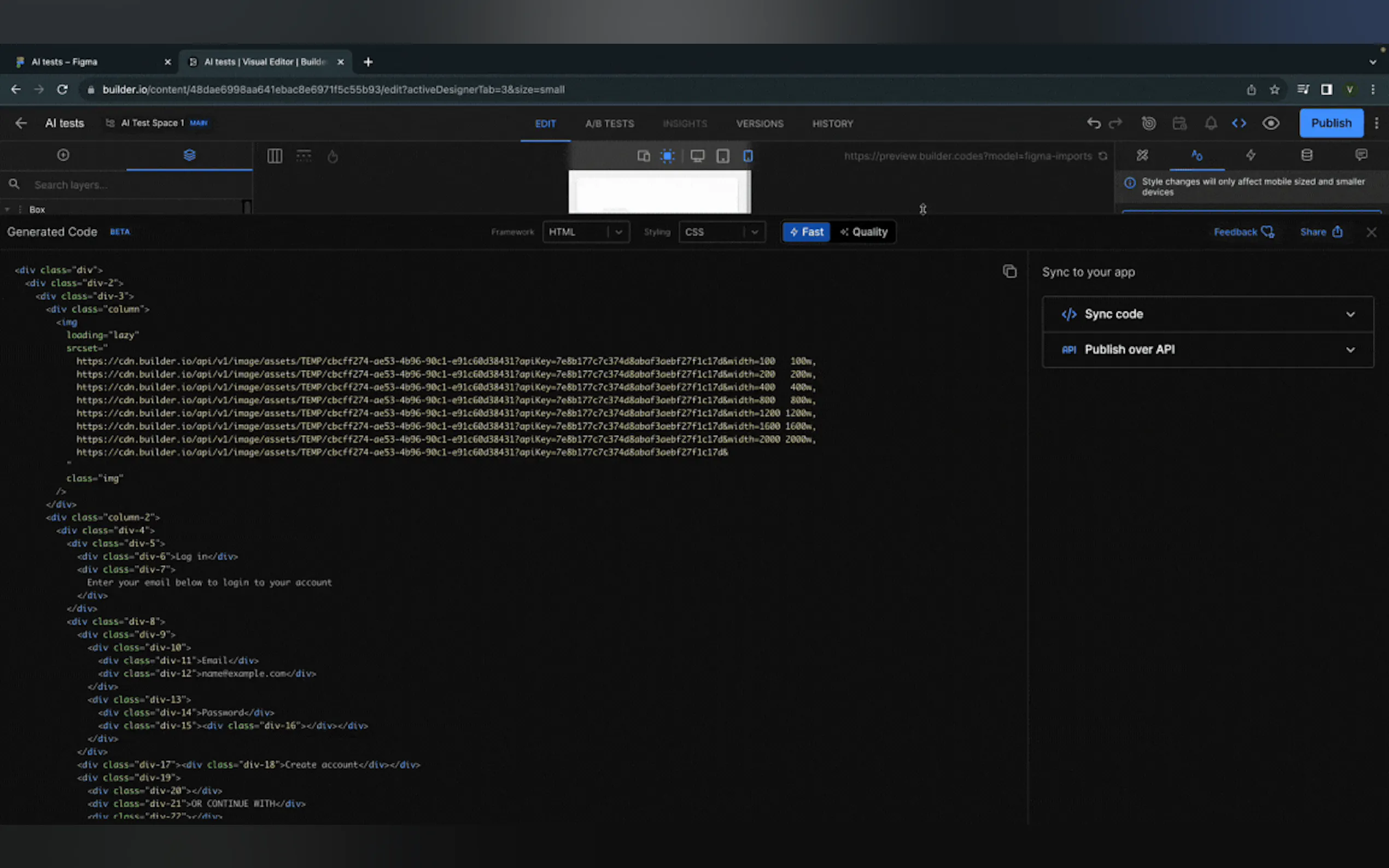 Screenshot 4 of Builder.io