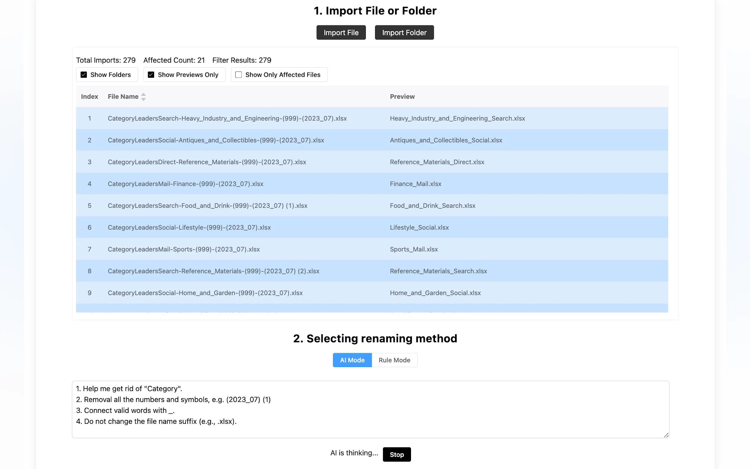 Screenshot 3 of Bulk Rename Utility