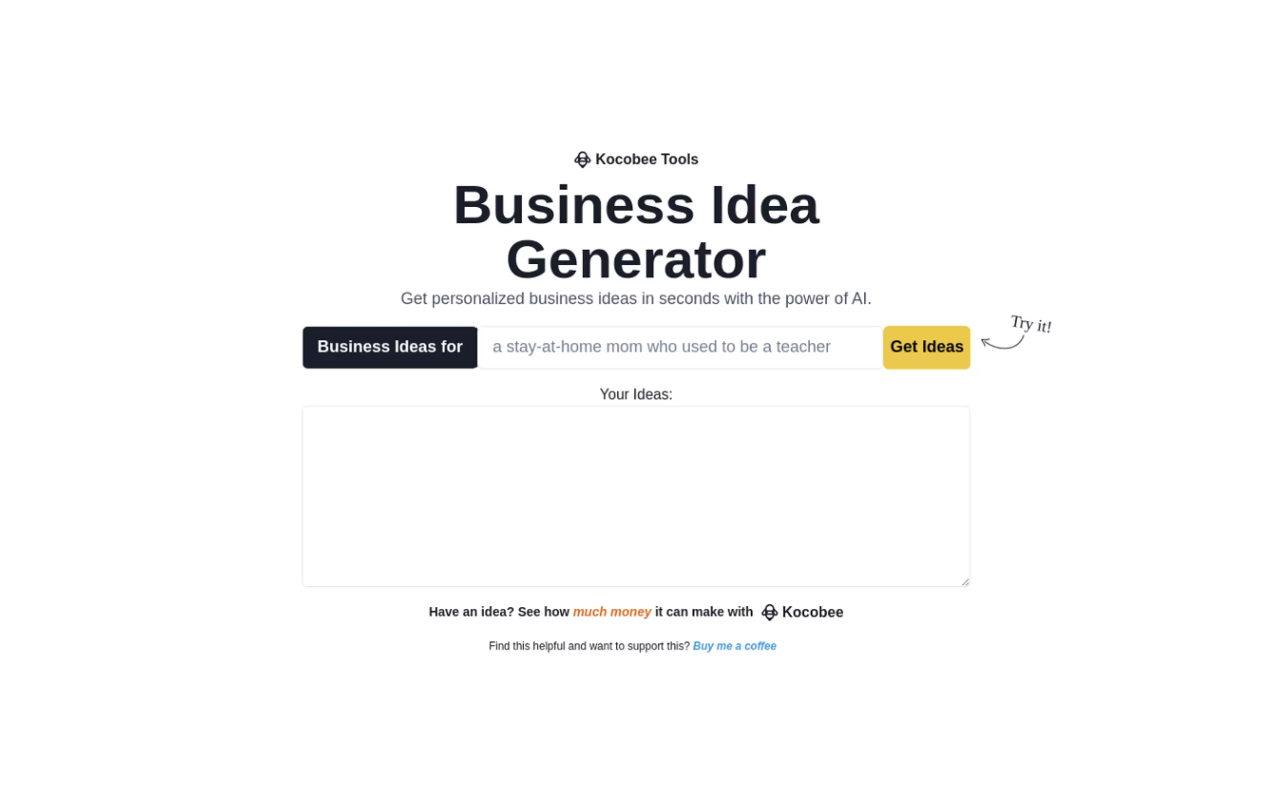 Business Idea Generator