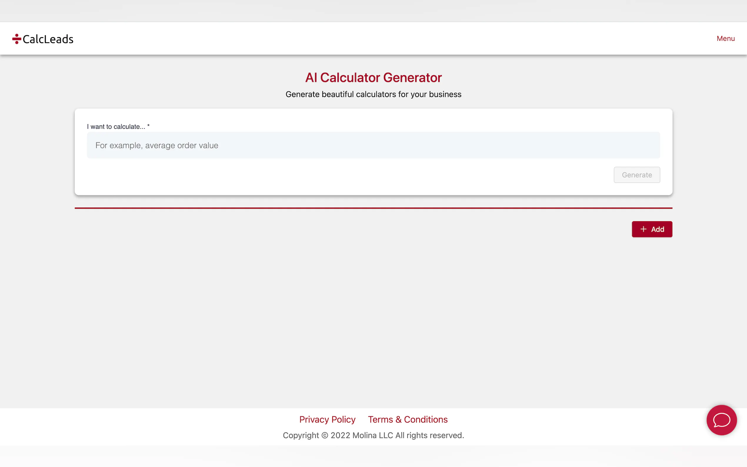Screenshot 2 of CalcLeads