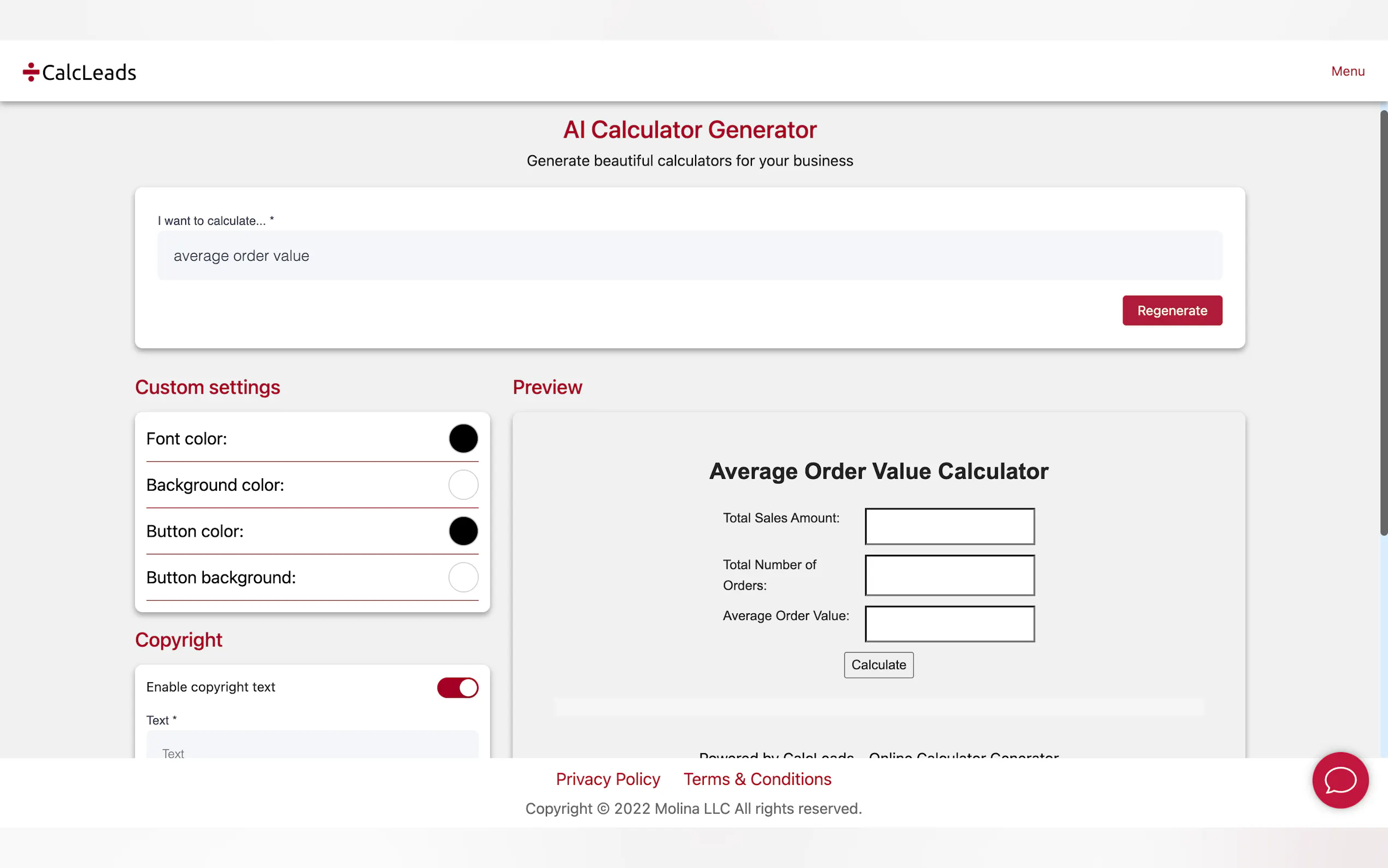 Screenshot 3 of CalcLeads