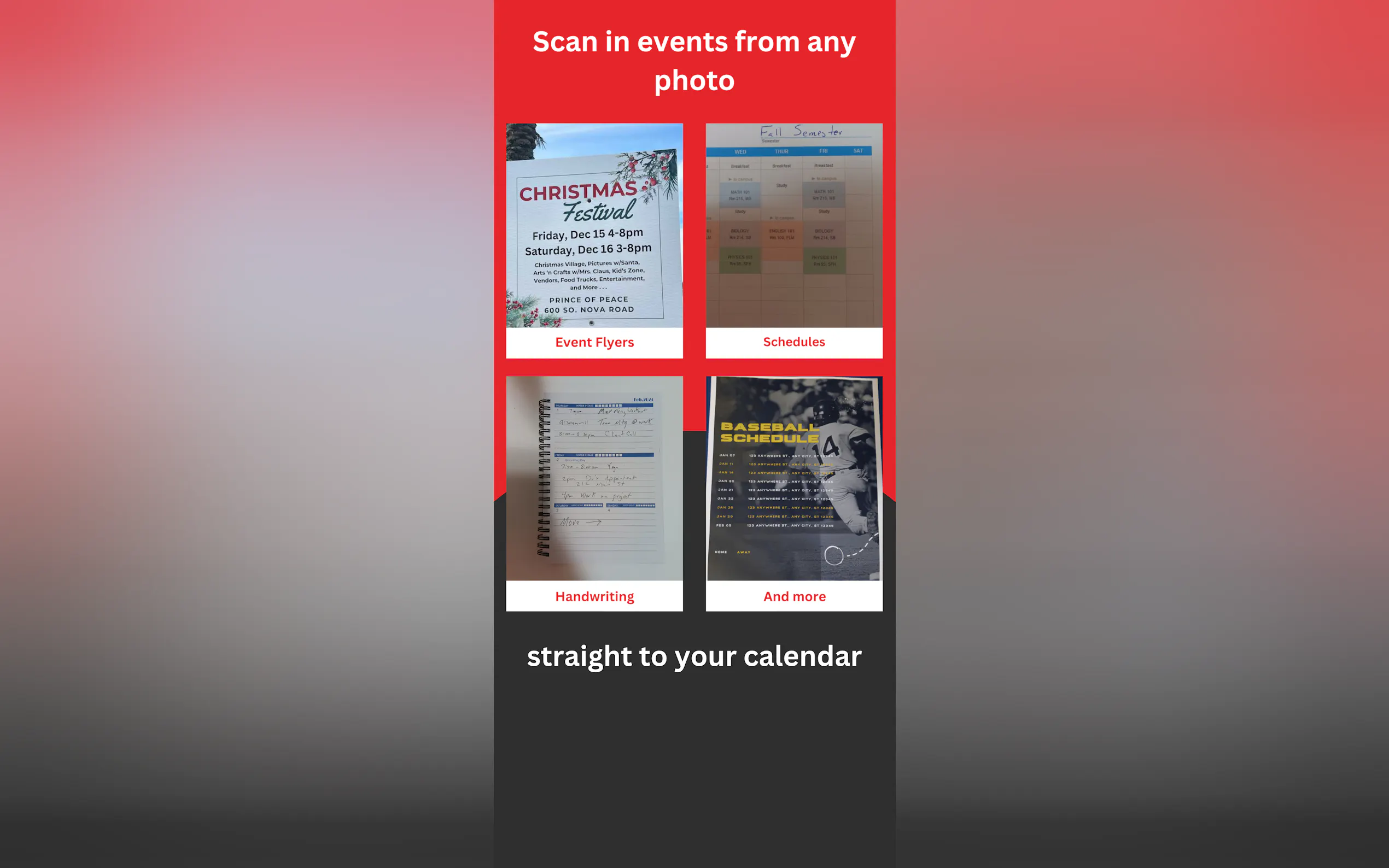 Screenshot 3 of CalendarScan