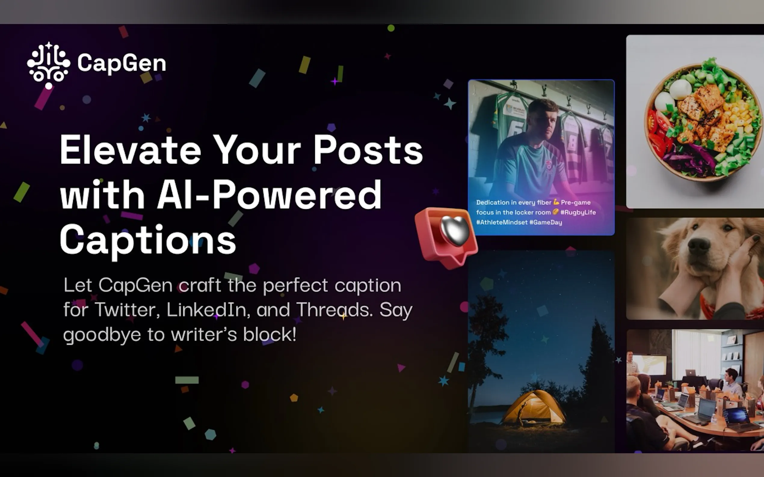 Screenshot 2 of CapGen AI Captions for Instagram