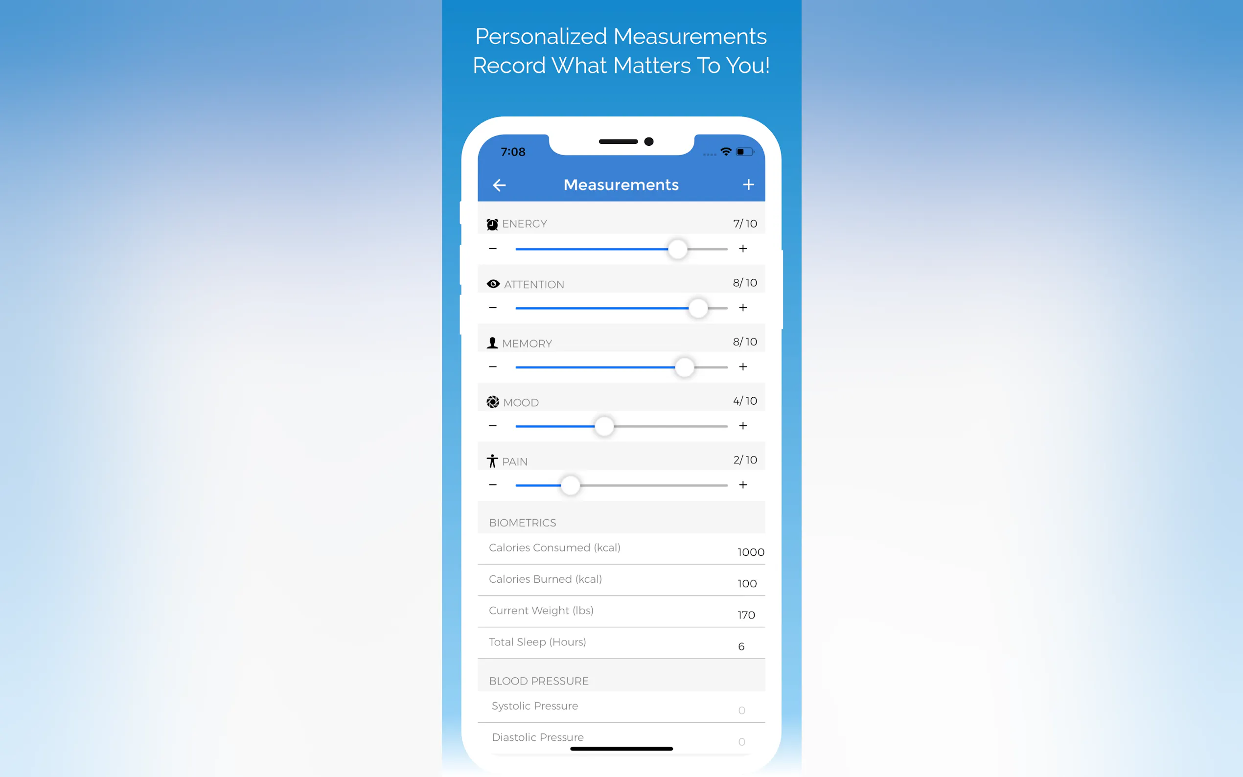 Screenshot 3 of CareClinic Self-Care App