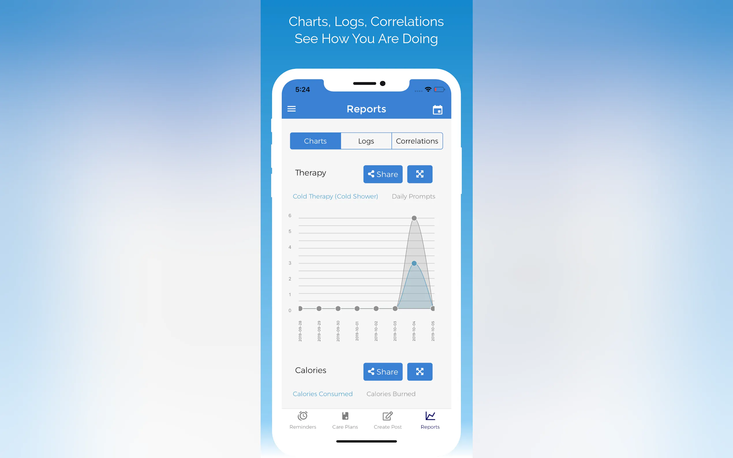 Screenshot 5 of CareClinic Self-Care App