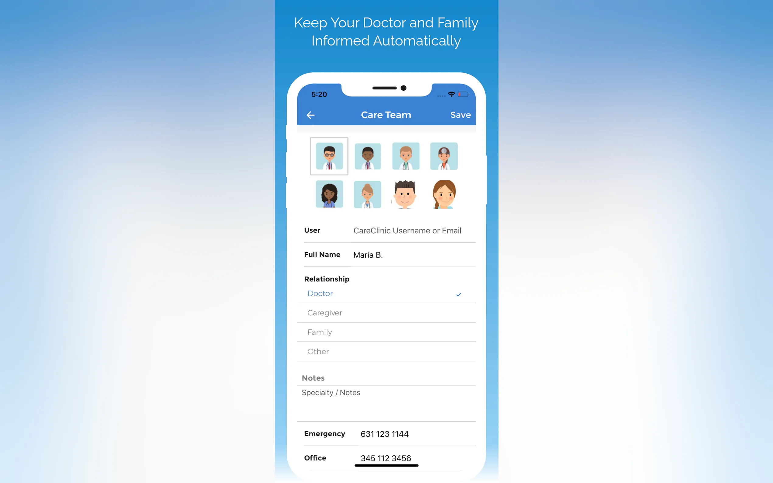 Screenshot 6 of CareClinic Self-Care App