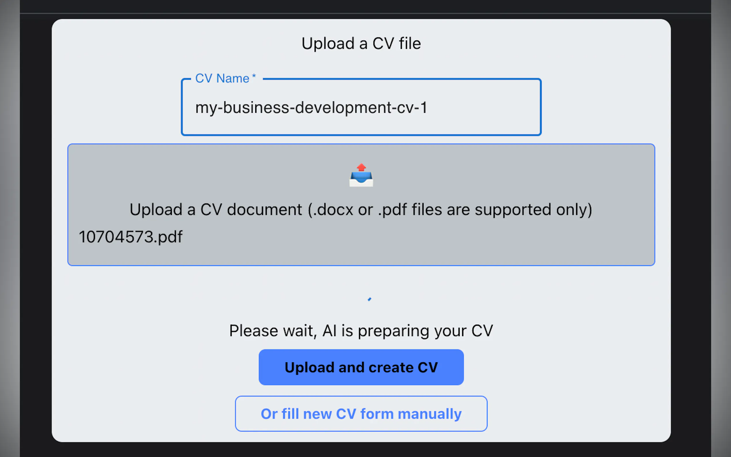 Screenshot 2 of CatchyCV