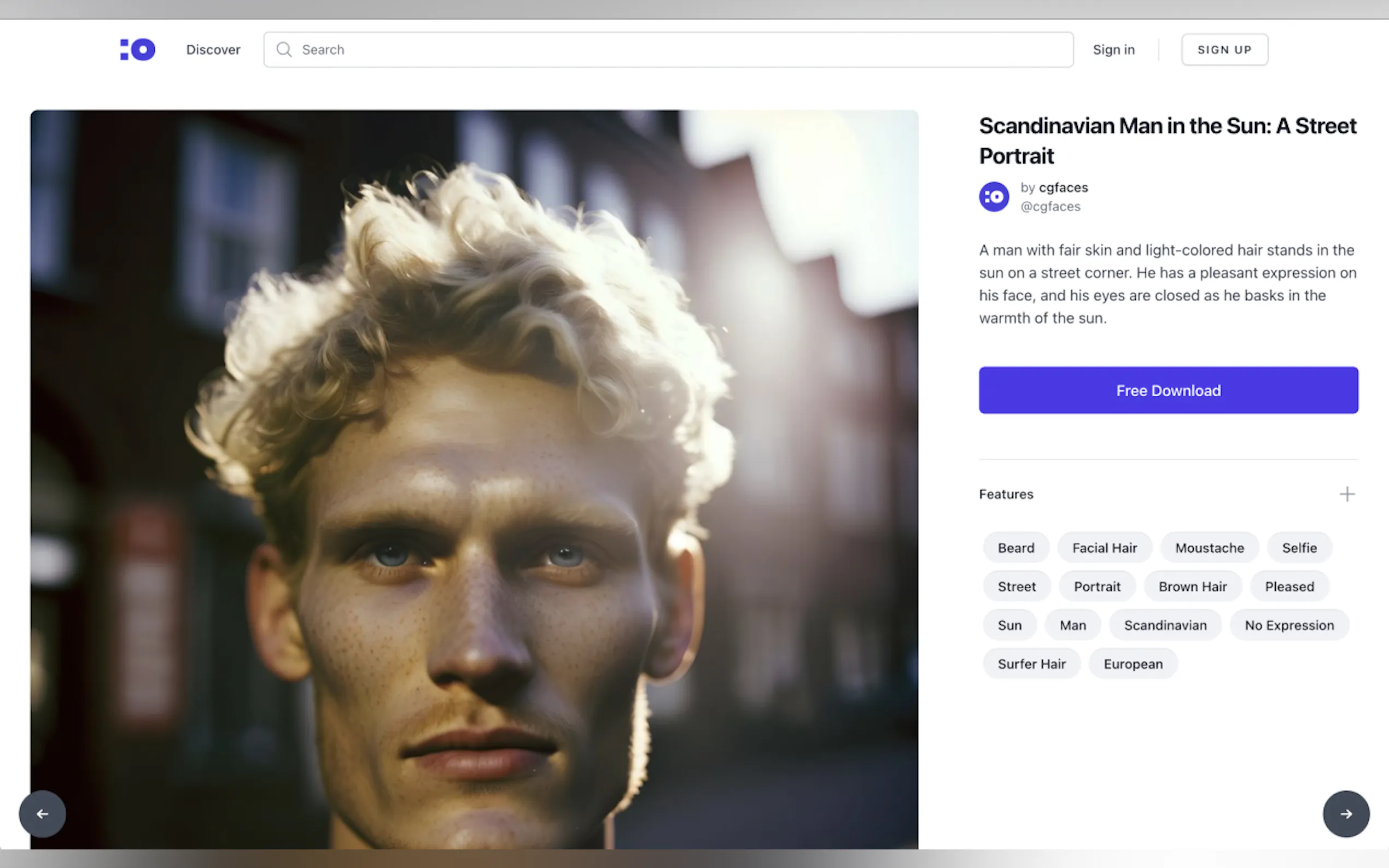 Screenshot 6 of cgfaces.com