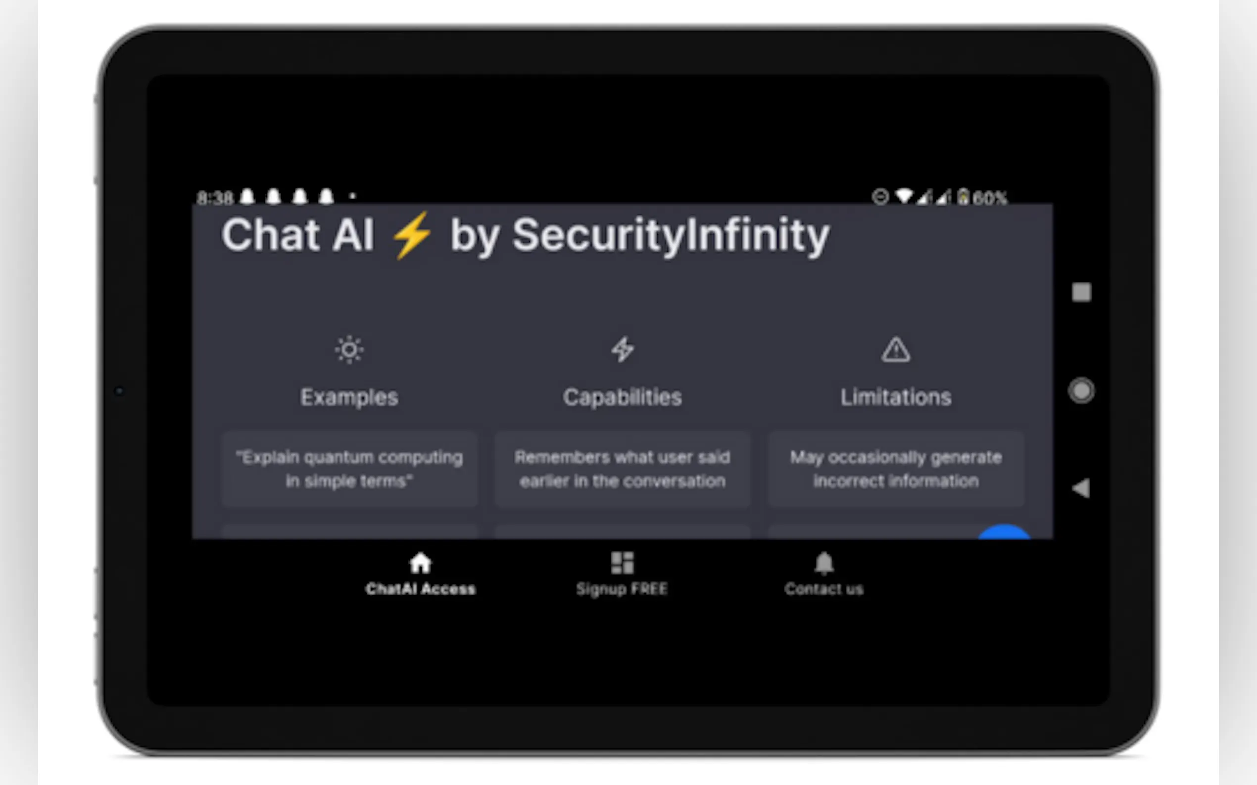 Screenshot 2 of Chat AI - Ask Anything GPT