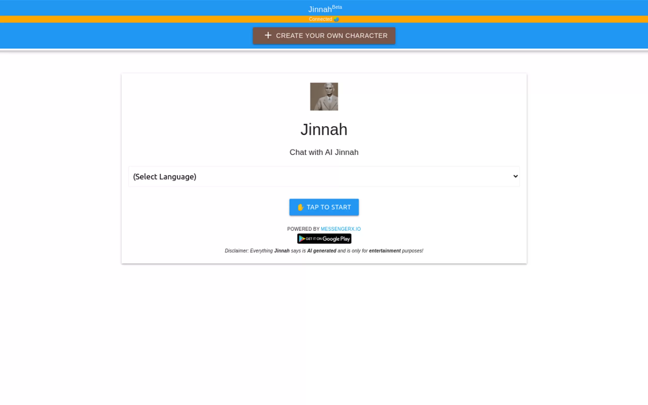 Chat with Jinnah