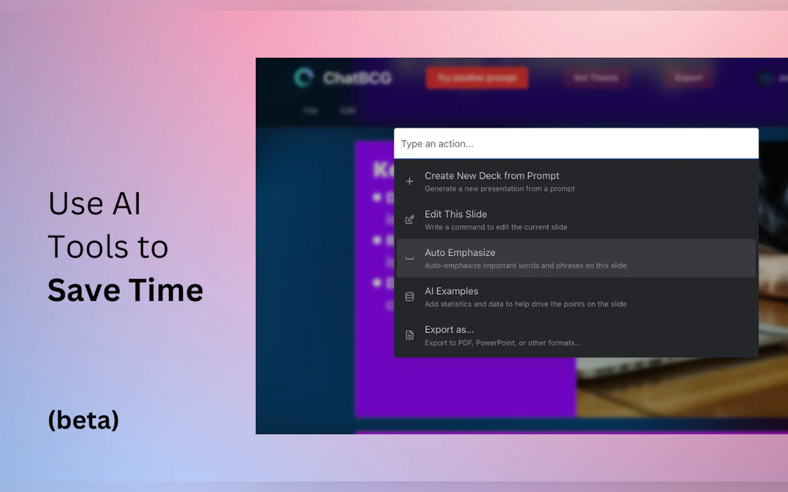 Screenshot 4 of ChatBA: Generative AI for Slides