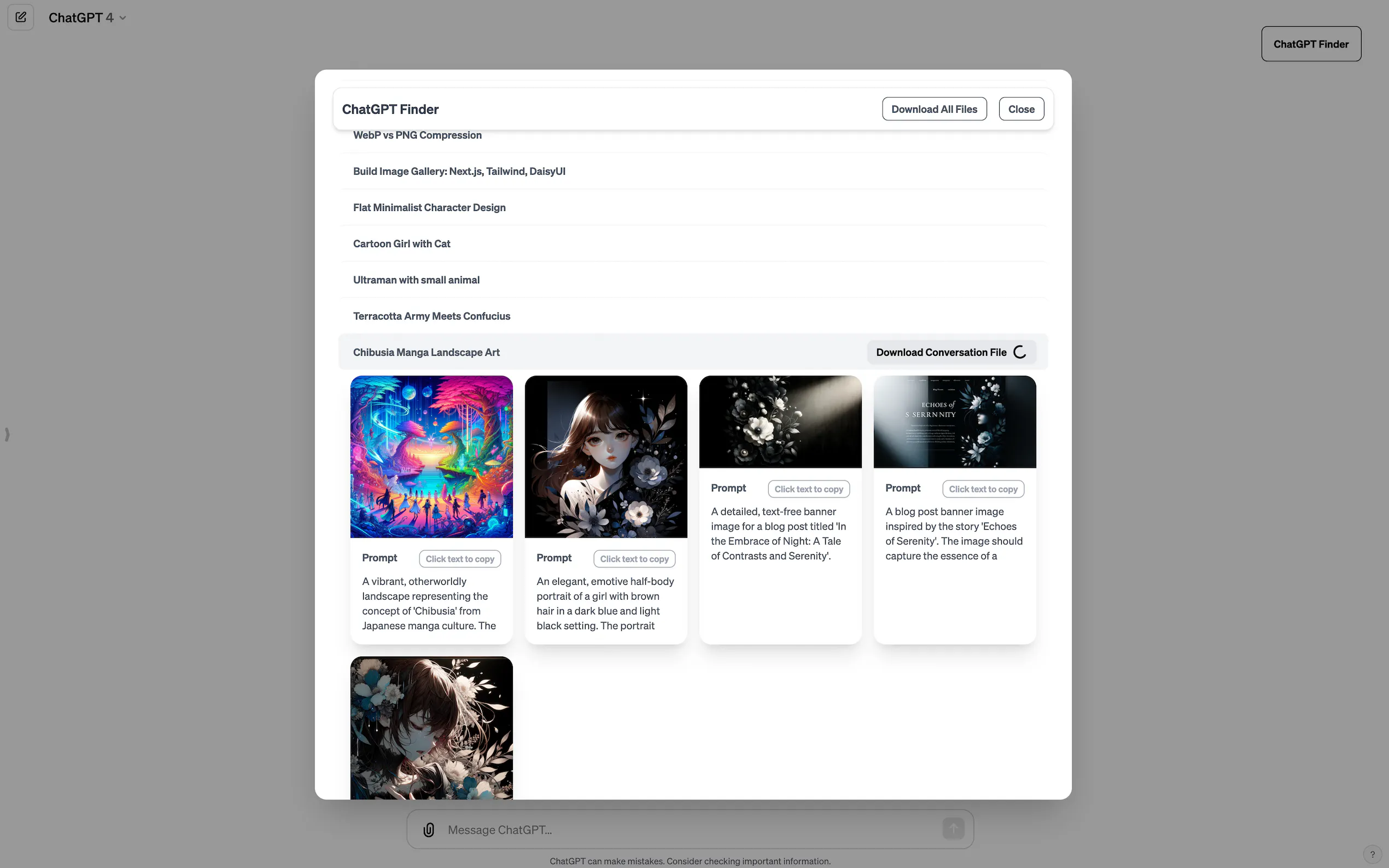 Screenshot 2 of ChatGPT Finder