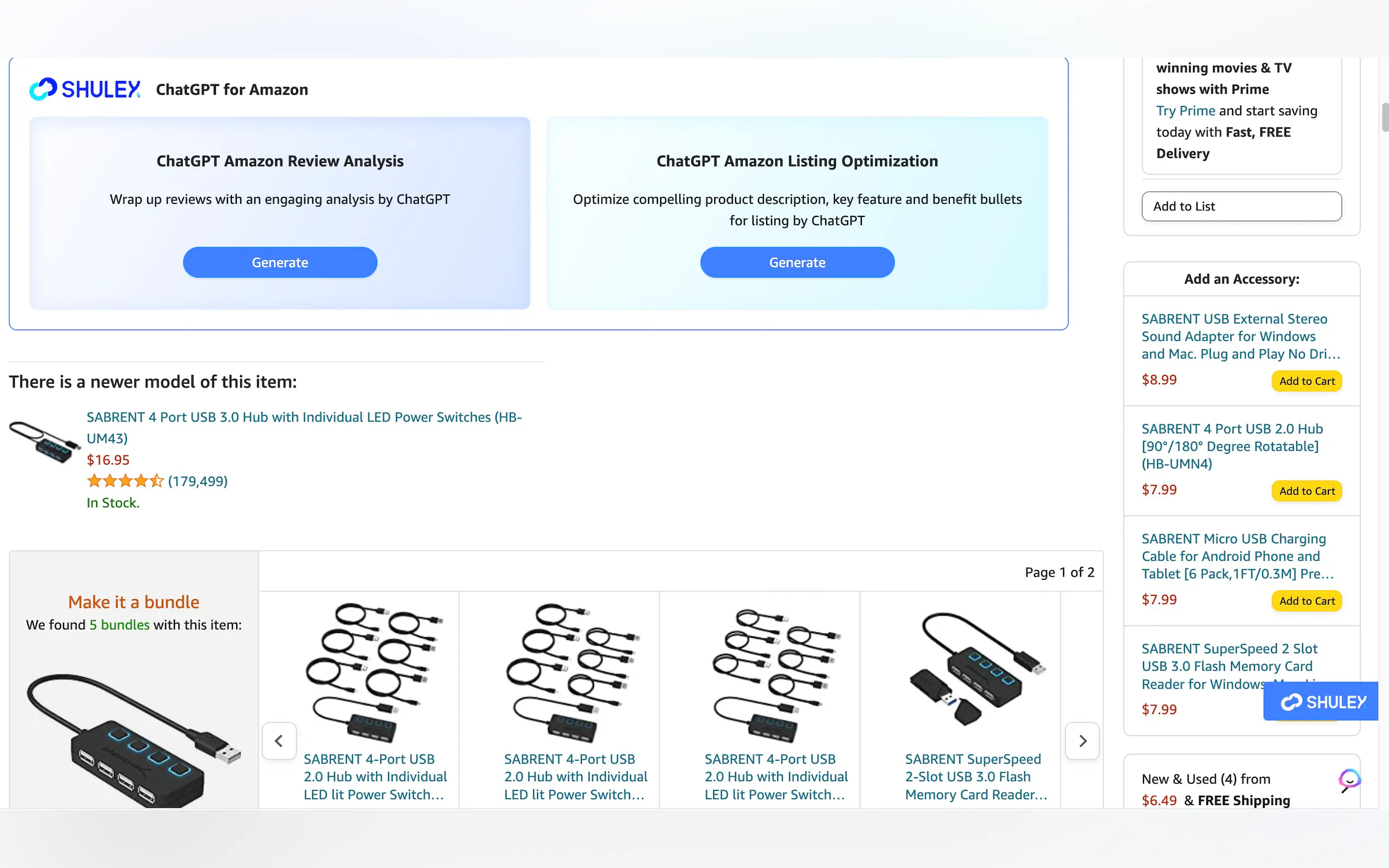 Screenshot 3 of ChatGPT for Amazon - Shulex VOC