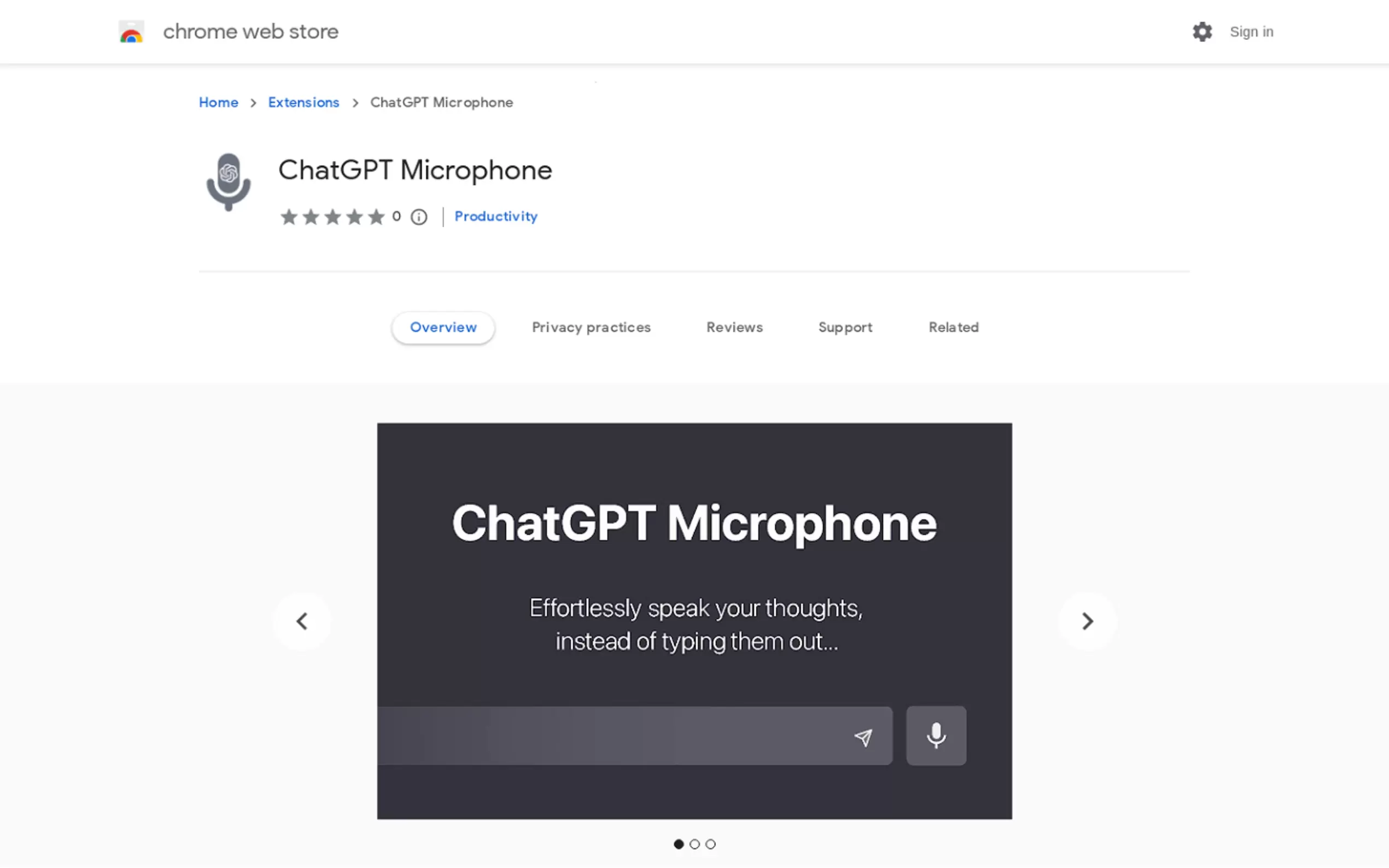 ChatGPT Microphone