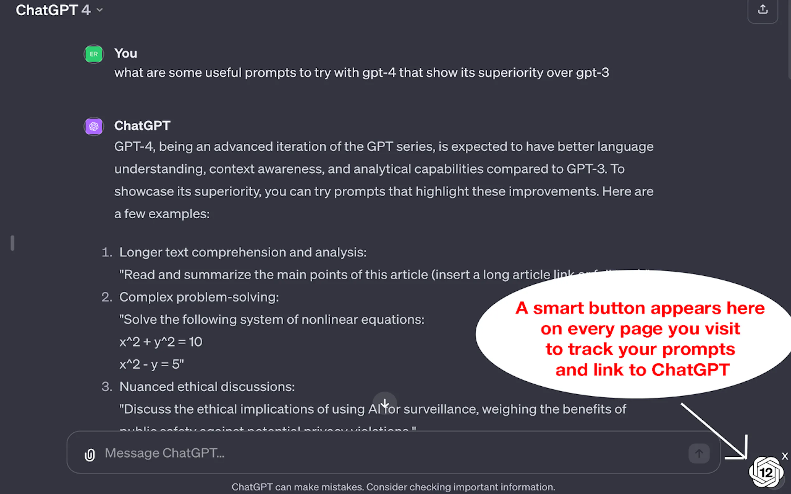 Screenshot 2 of ChatGPT PromptCounter