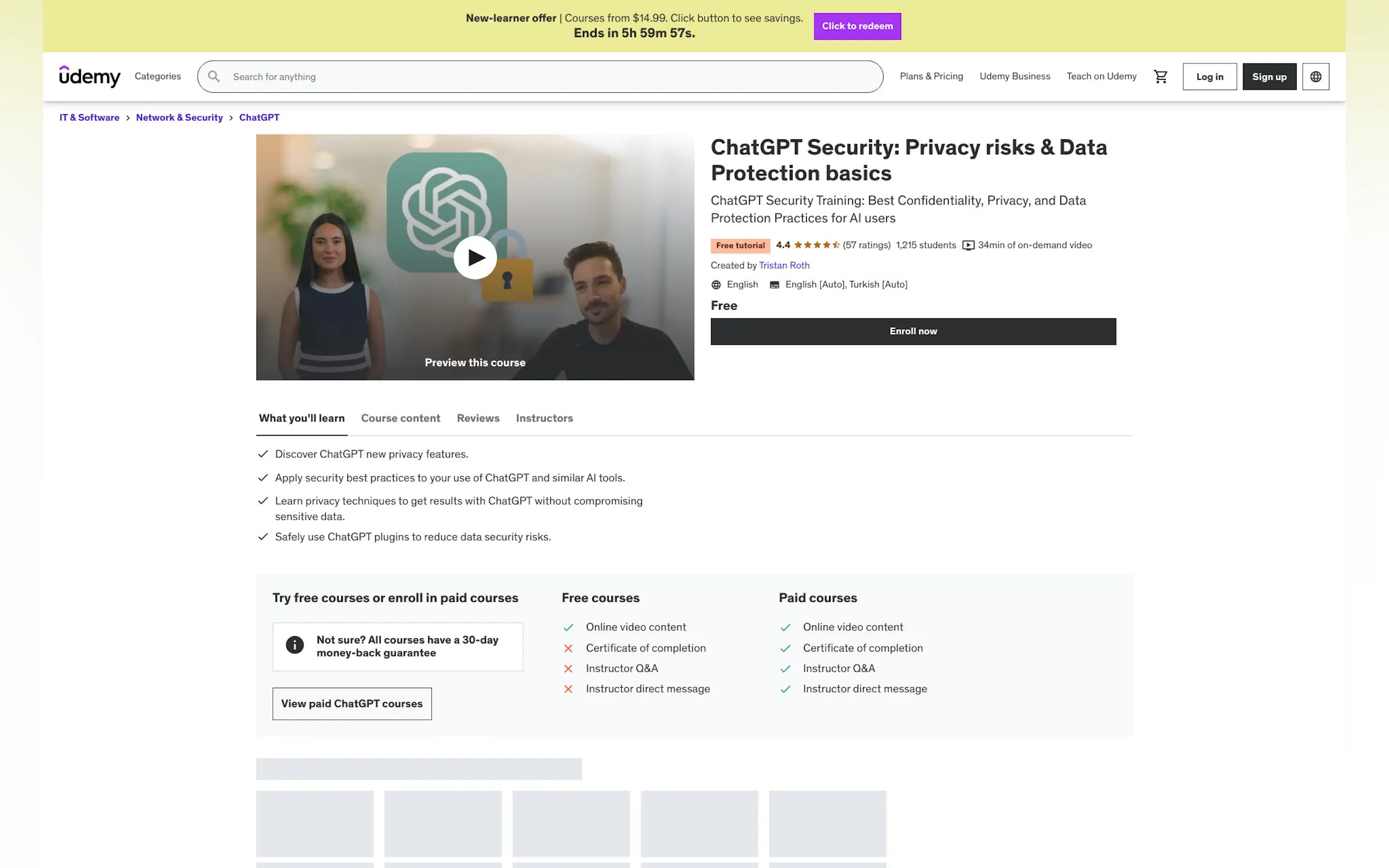 Screenshot 2 of ChatGPT: Security & Privacy Training