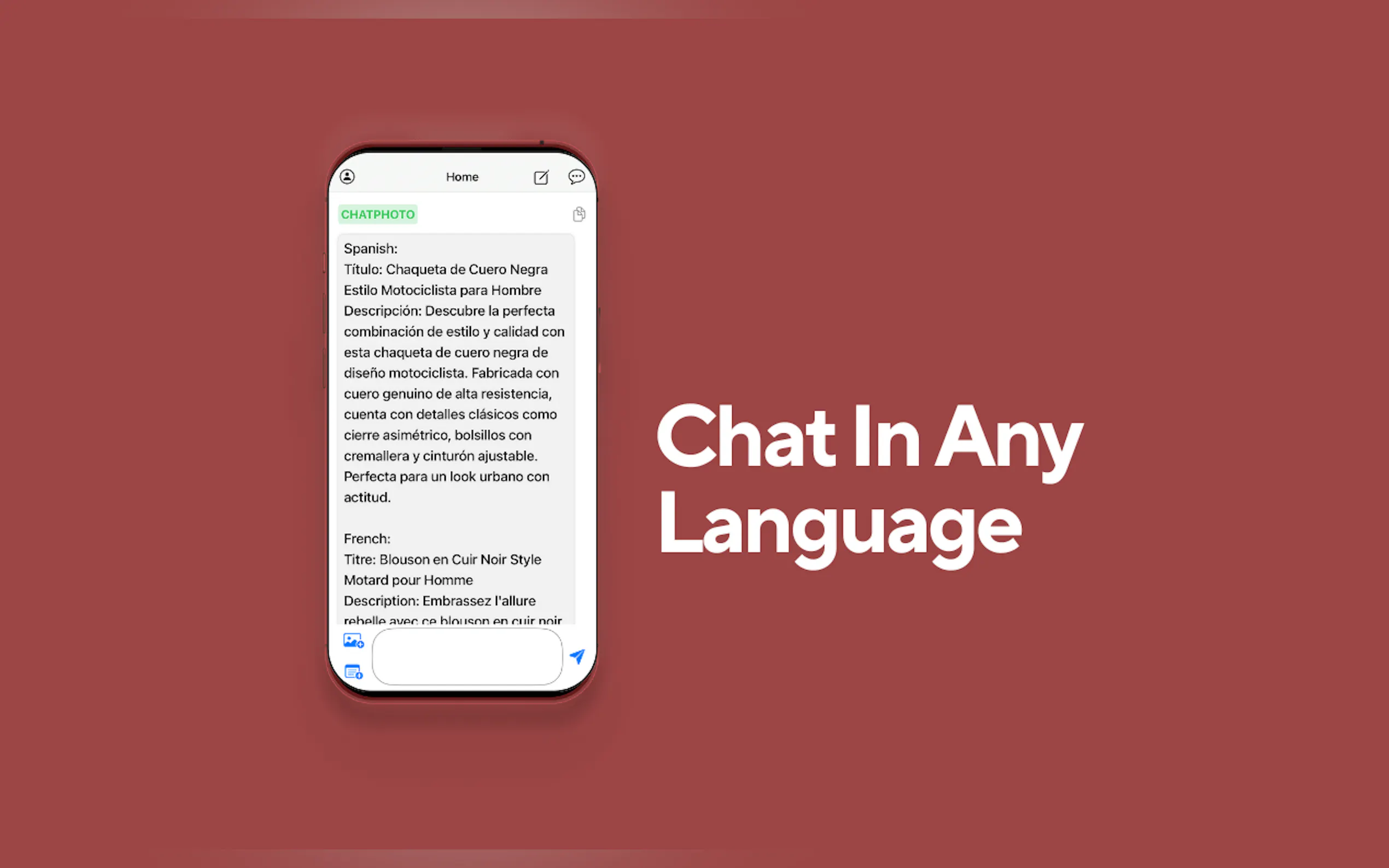Screenshot 4 of ChatPhoto - iOS App