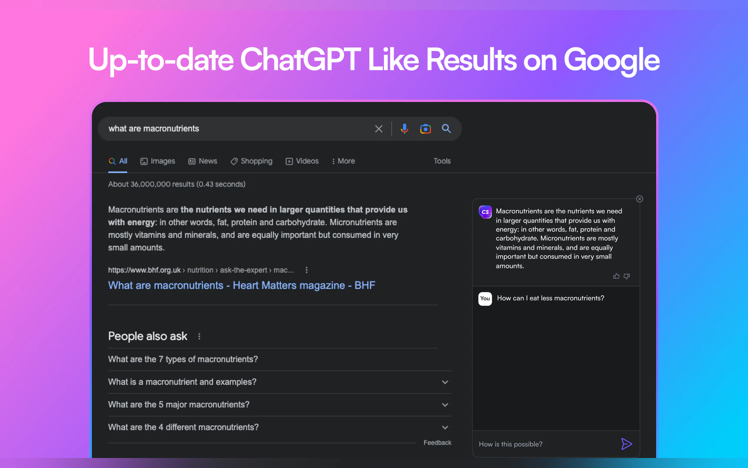 Screenshot 5 of ChatSonic - ChatGPT Chrome Extension