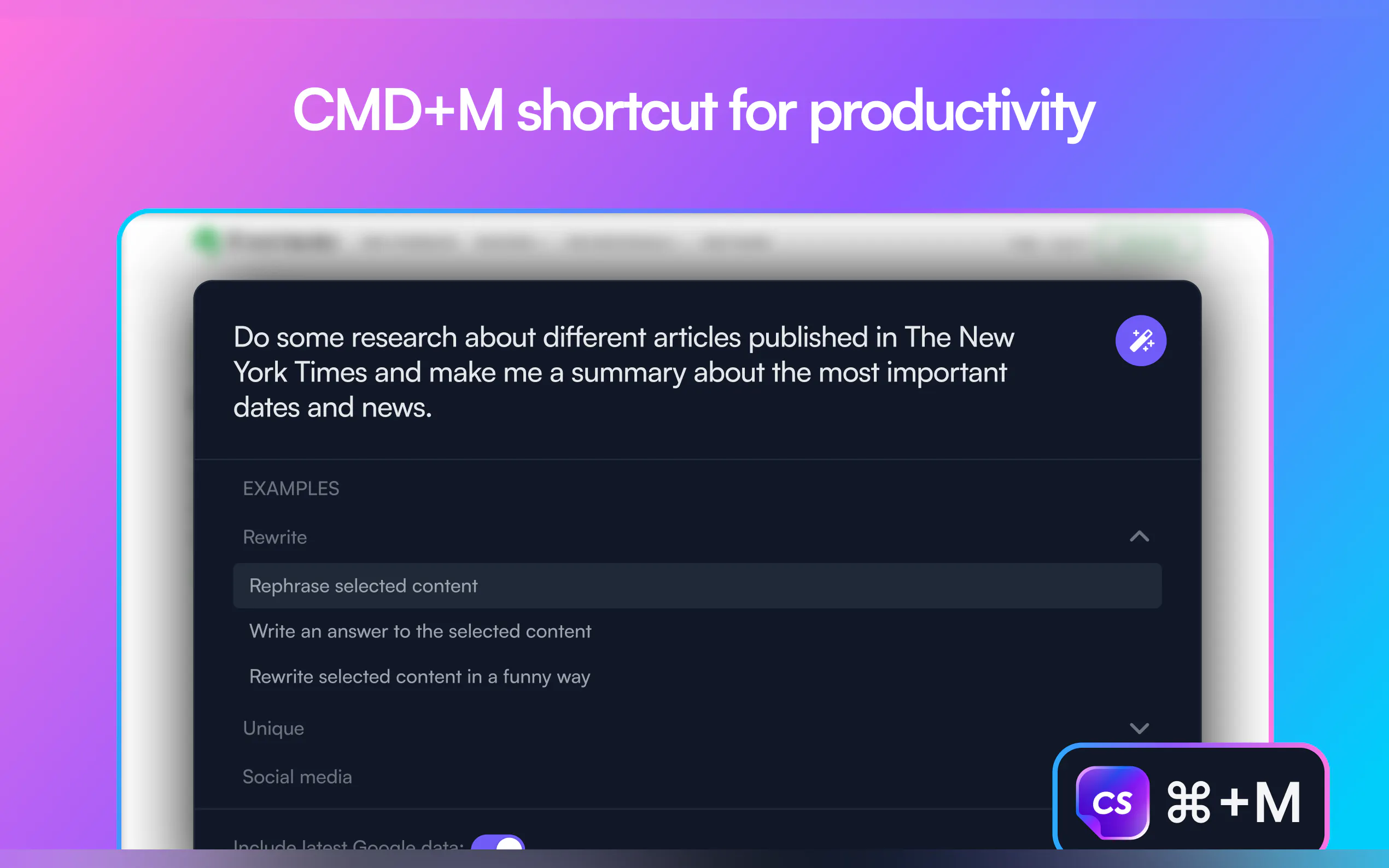 Screenshot 6 of ChatSonic - ChatGPT Chrome Extension