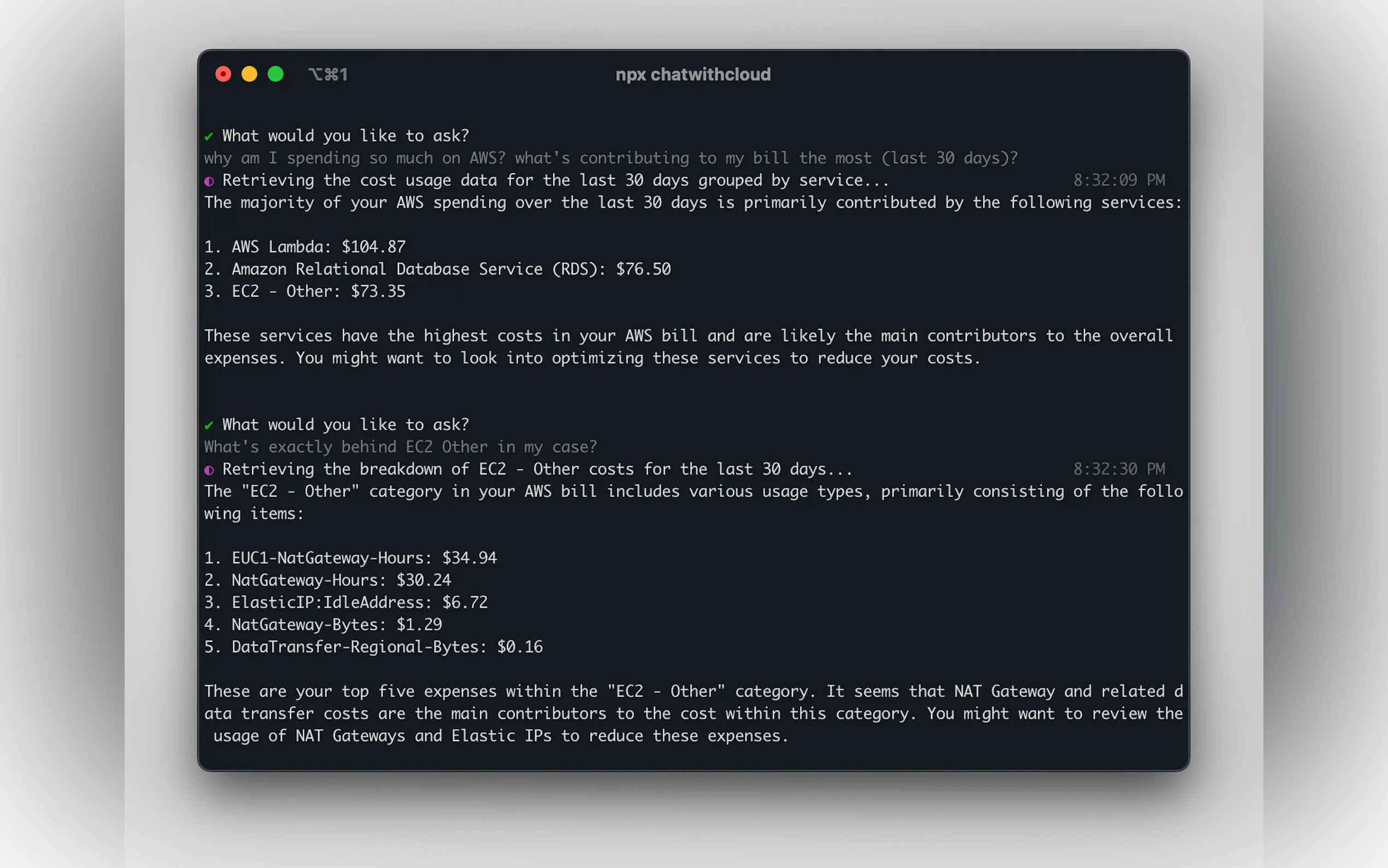 Screenshot 3 of ChatWithCloud