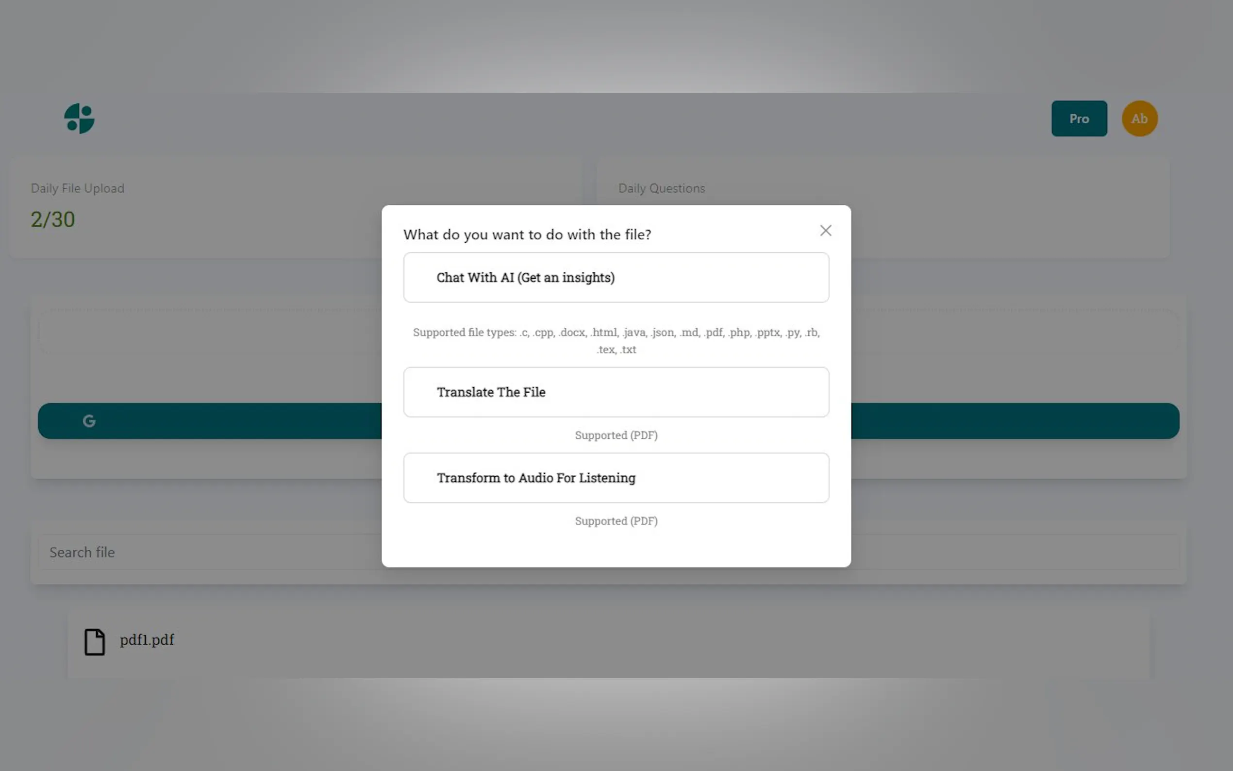 Screenshot 2 of ChatYourExcel
