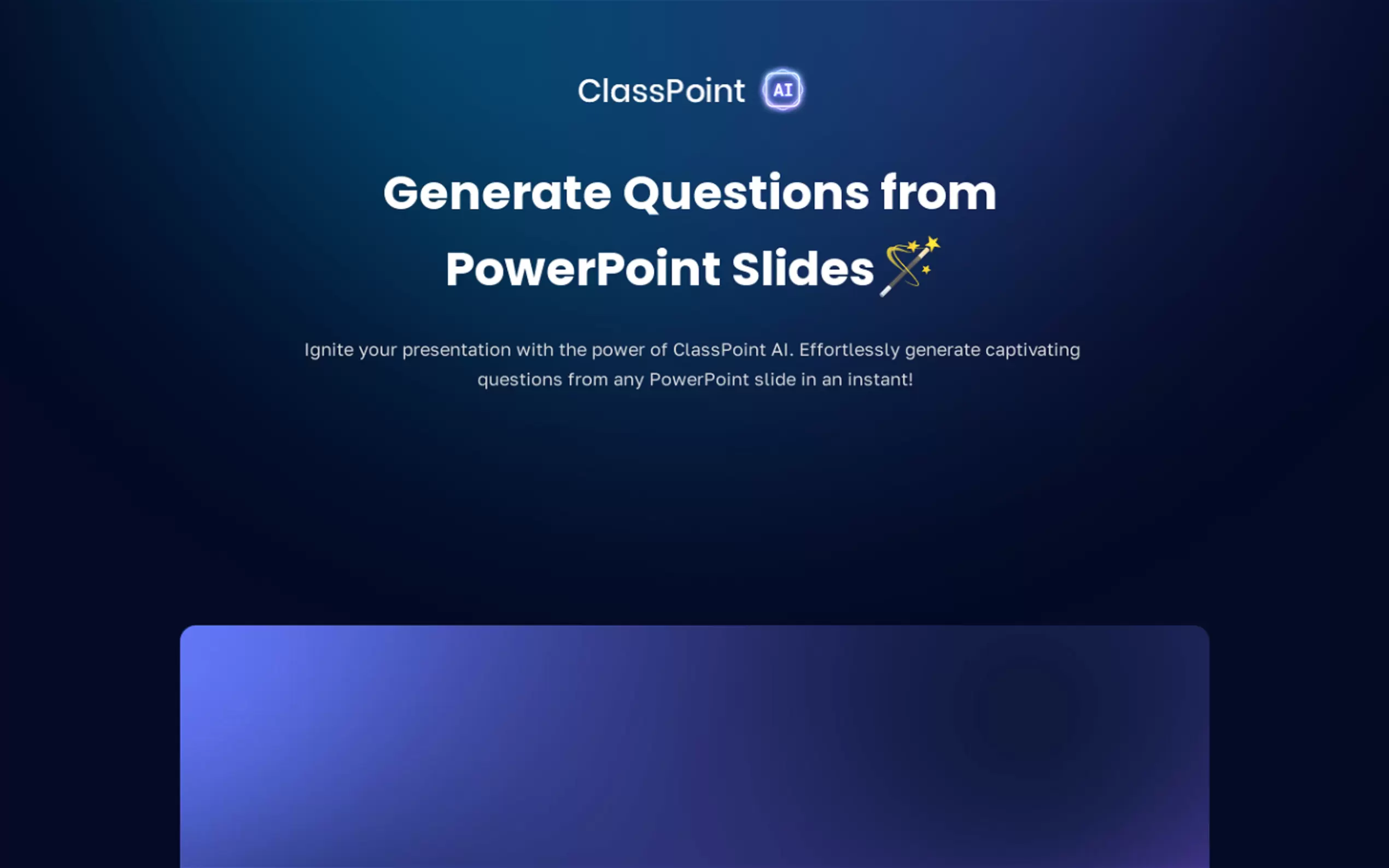 ClassPoint AI