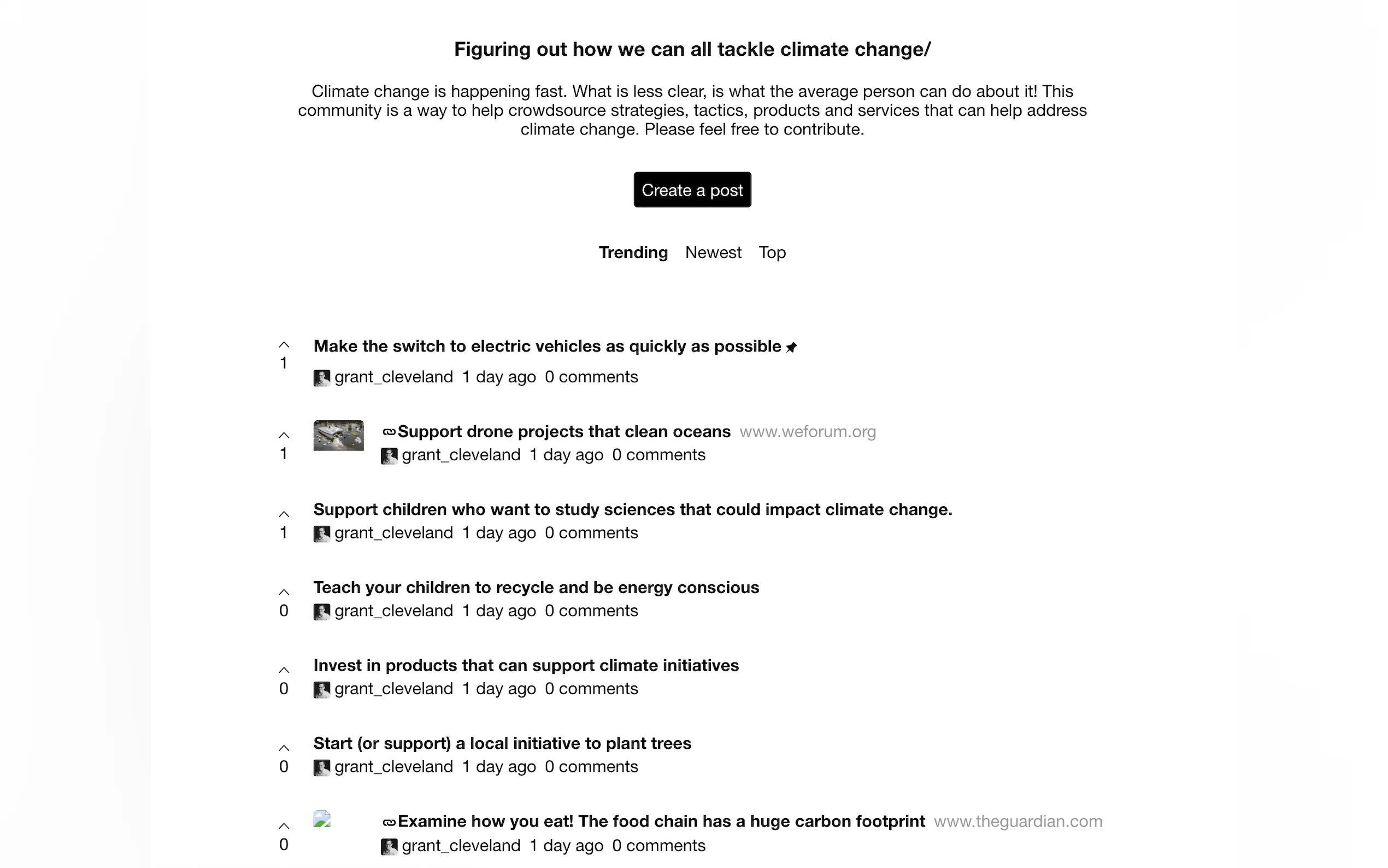 Climate Change Exchange