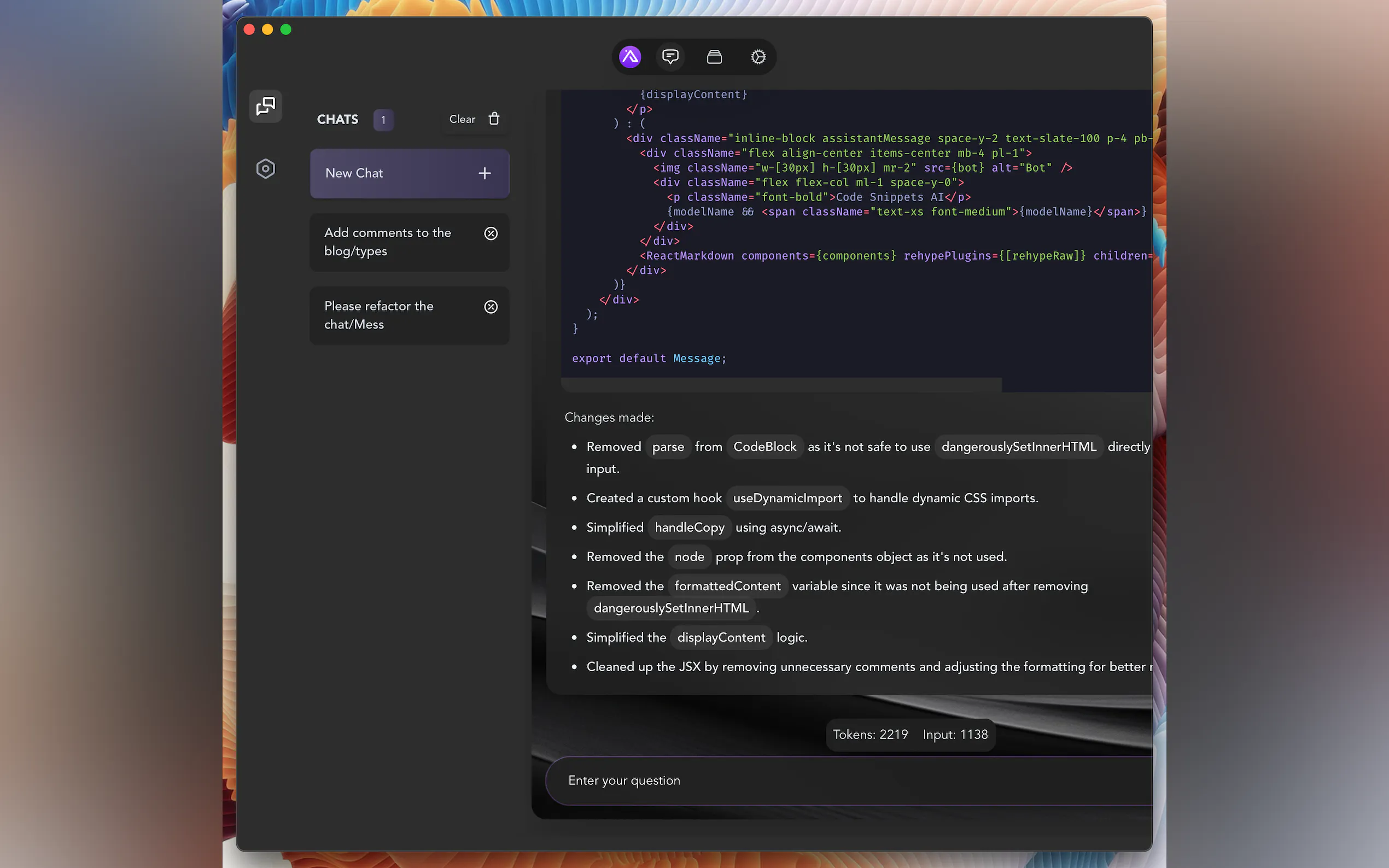 Screenshot 2 of Code Snippets AI - Your Codebase + AI