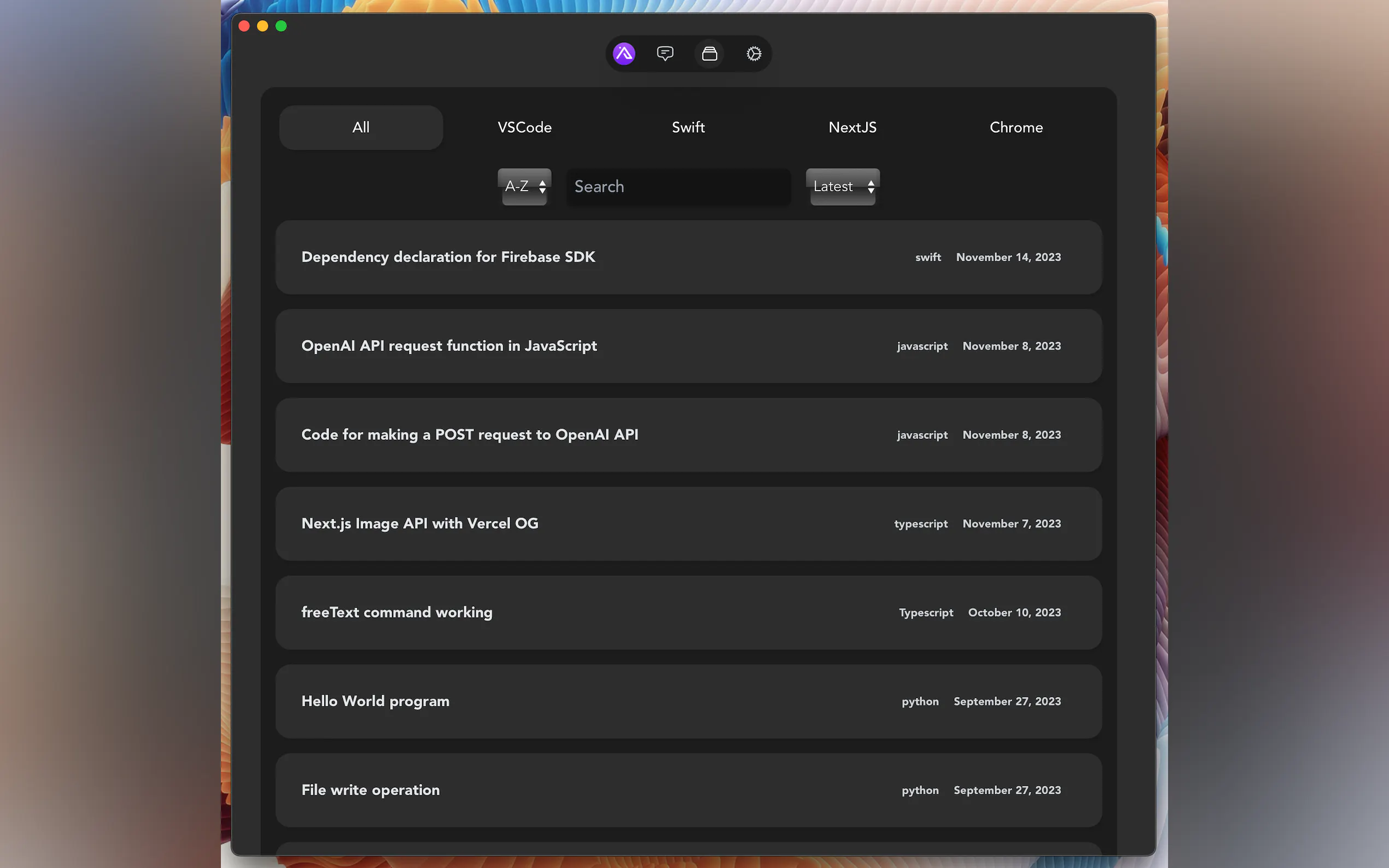 Screenshot 4 of Code Snippets AI - Your Codebase + AI