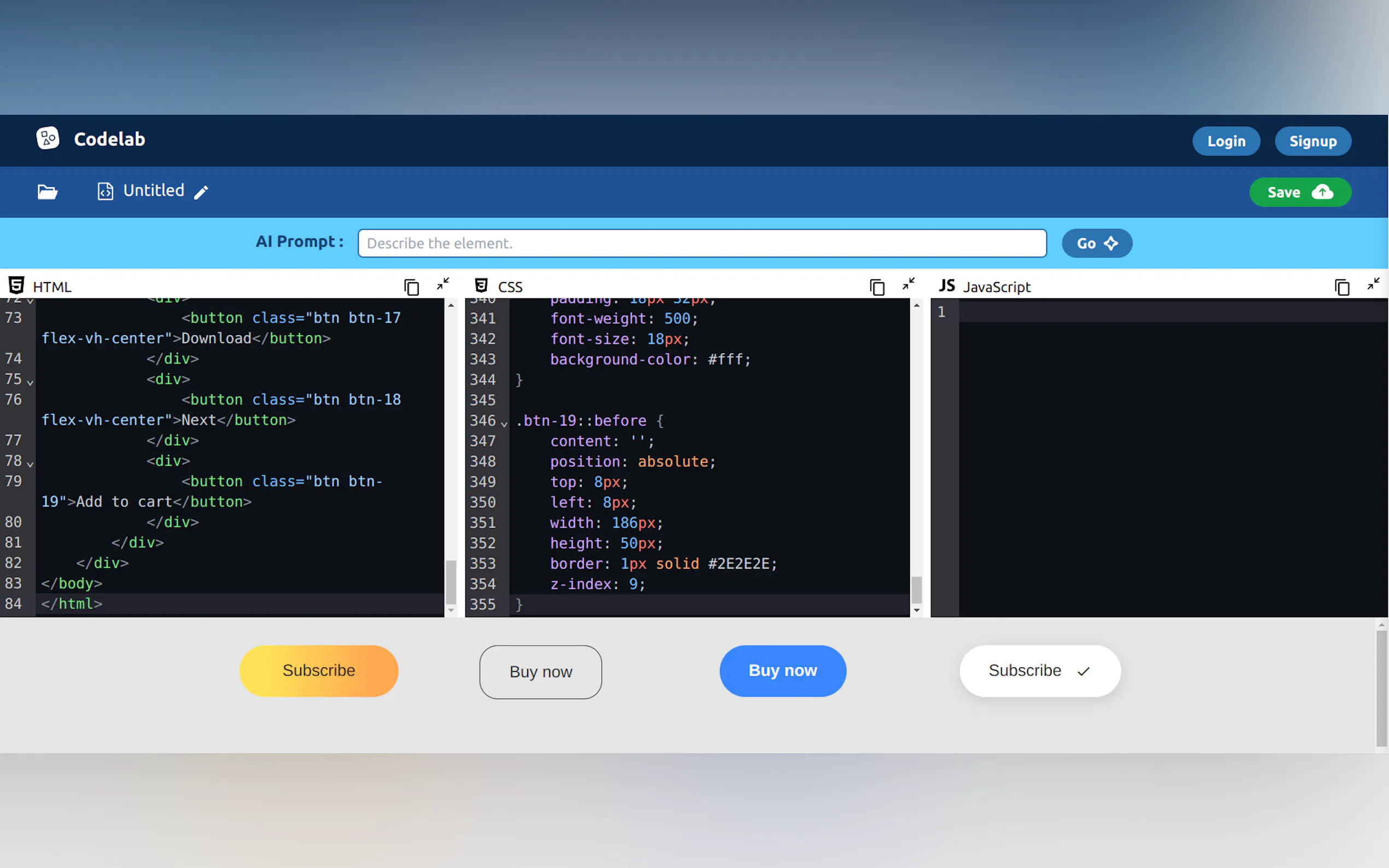 Screenshot 2 of Codelab