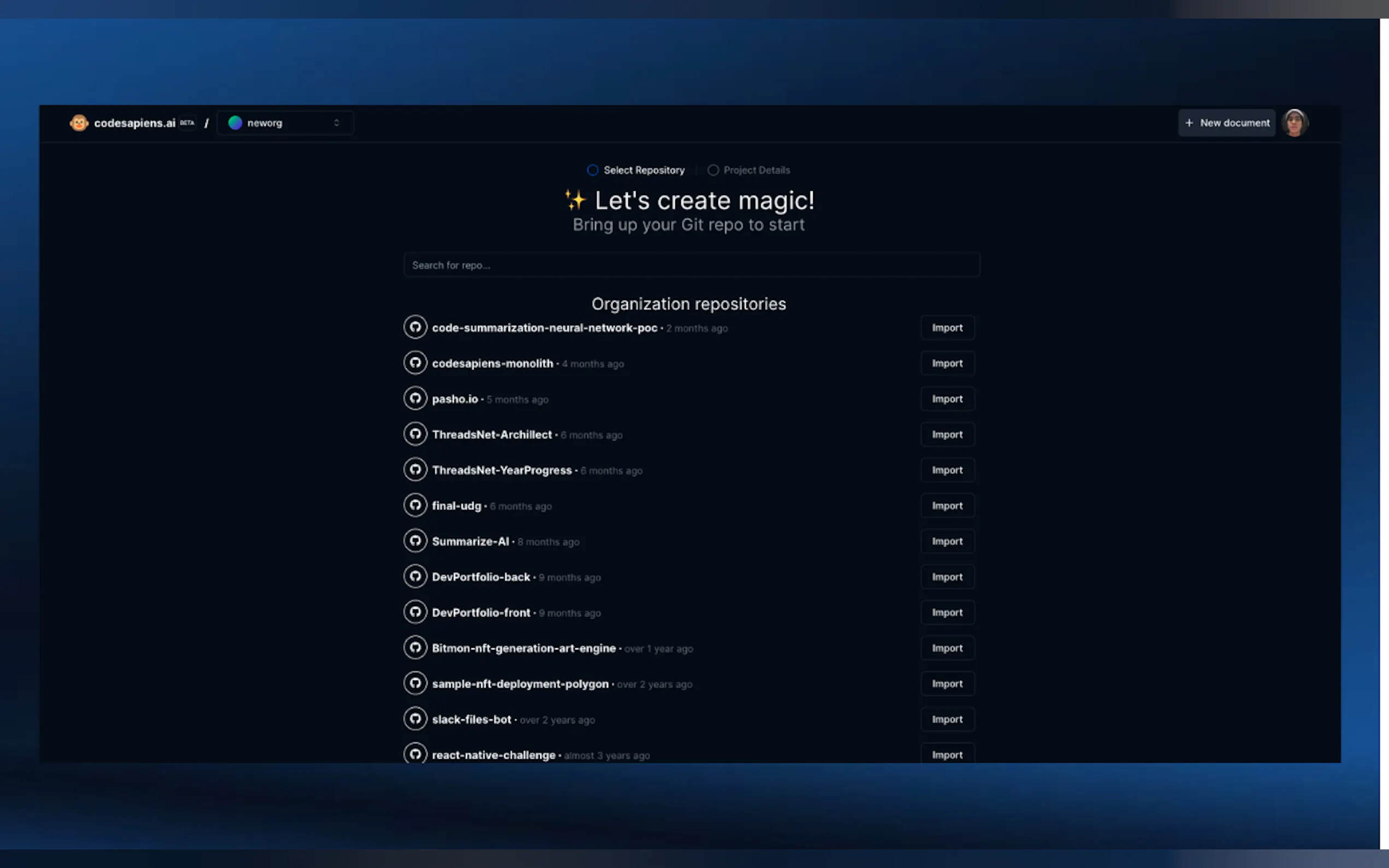 Screenshot 2 of codesapiens.ai