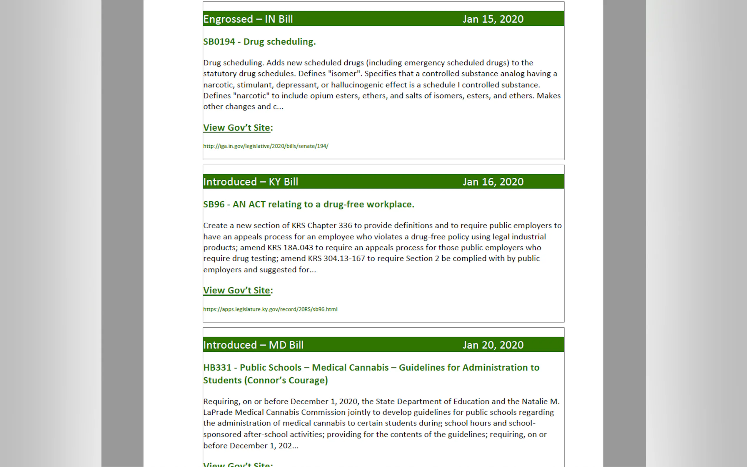 Screenshot 4 of Codify Updates - Weekly Cannabis Report