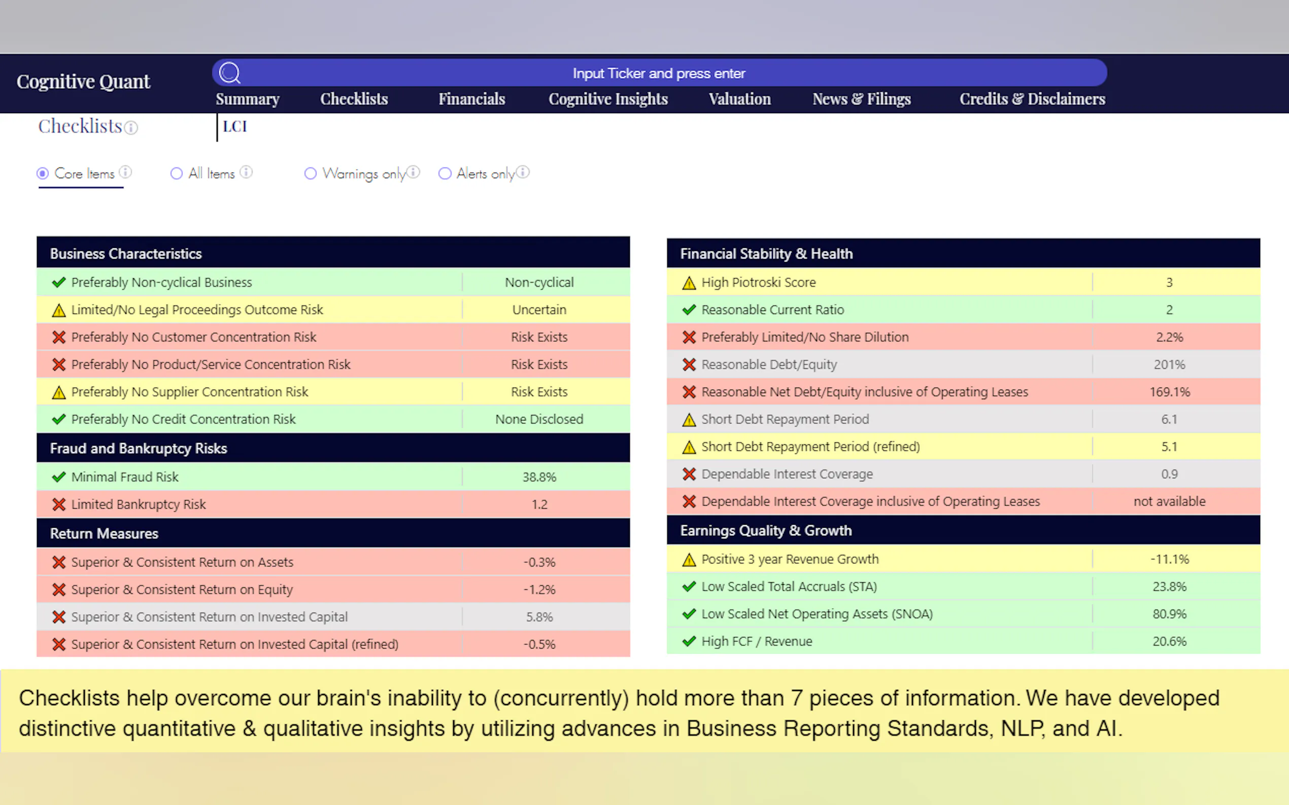 Screenshot 4 of Cognitive Quant