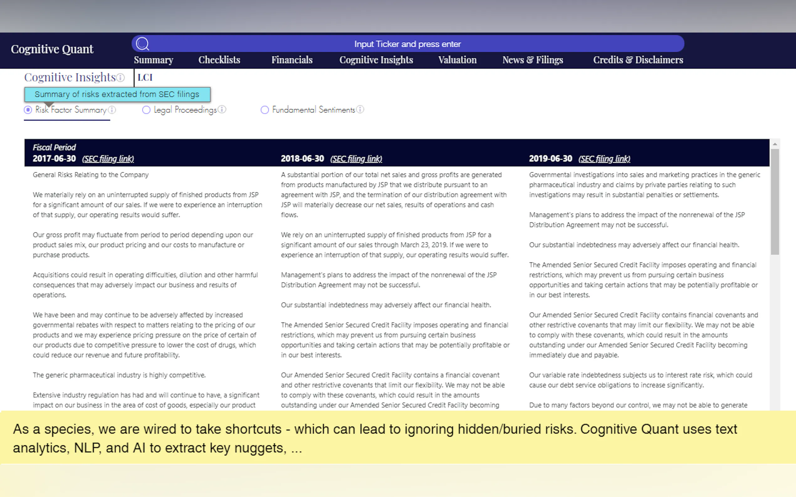 Screenshot 6 of Cognitive Quant