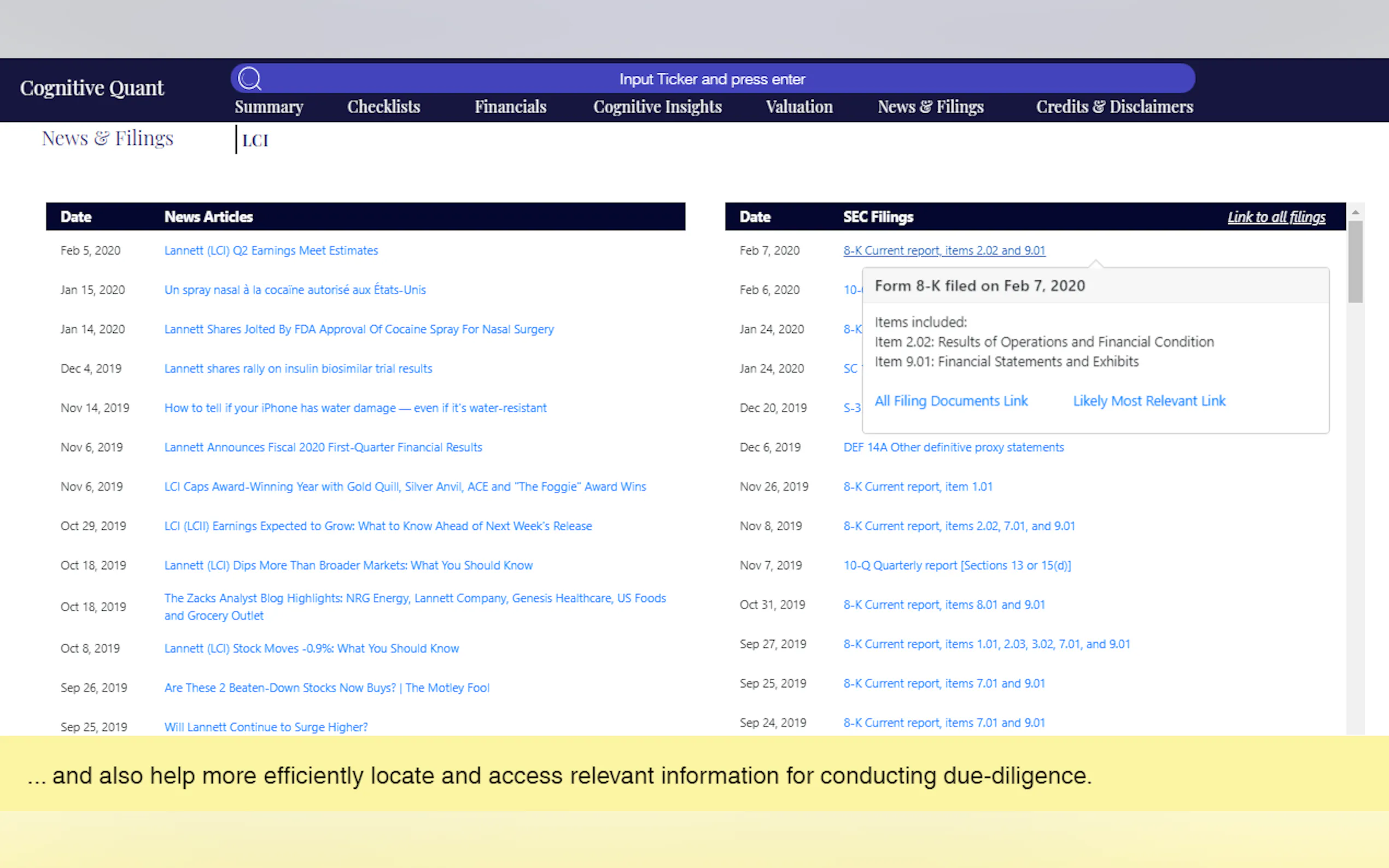 Screenshot 9 of Cognitive Quant