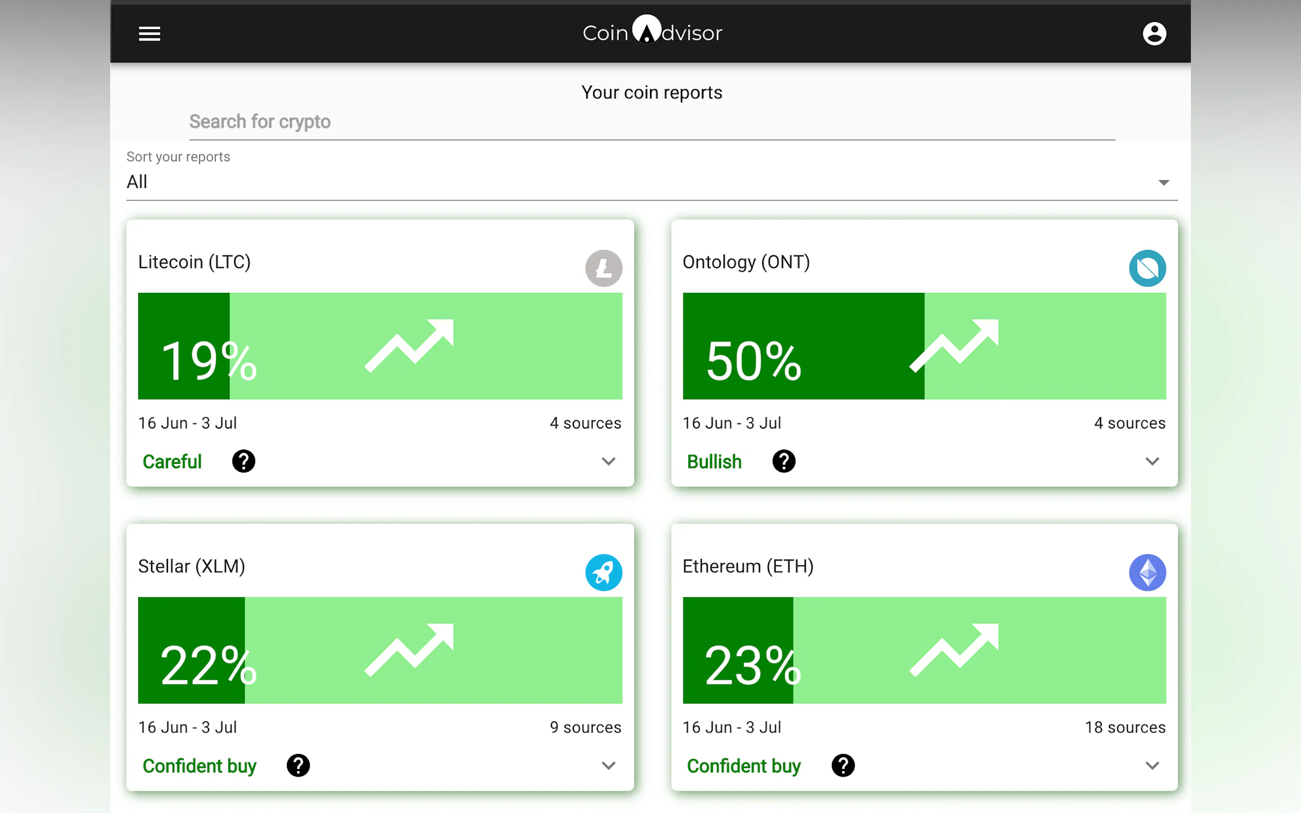 Screenshot 2 of Coin Advisor