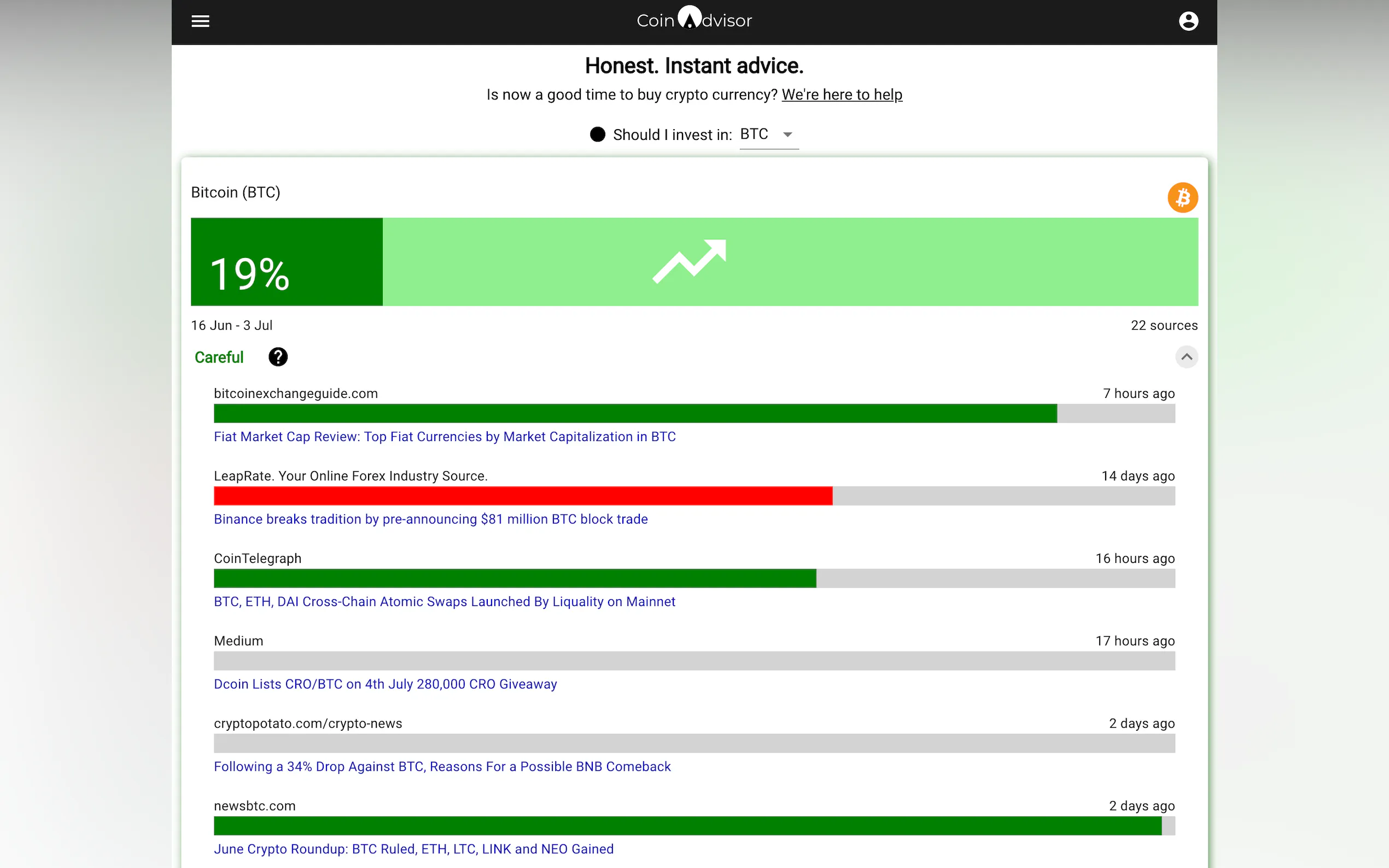 Screenshot 3 of Coin Advisor