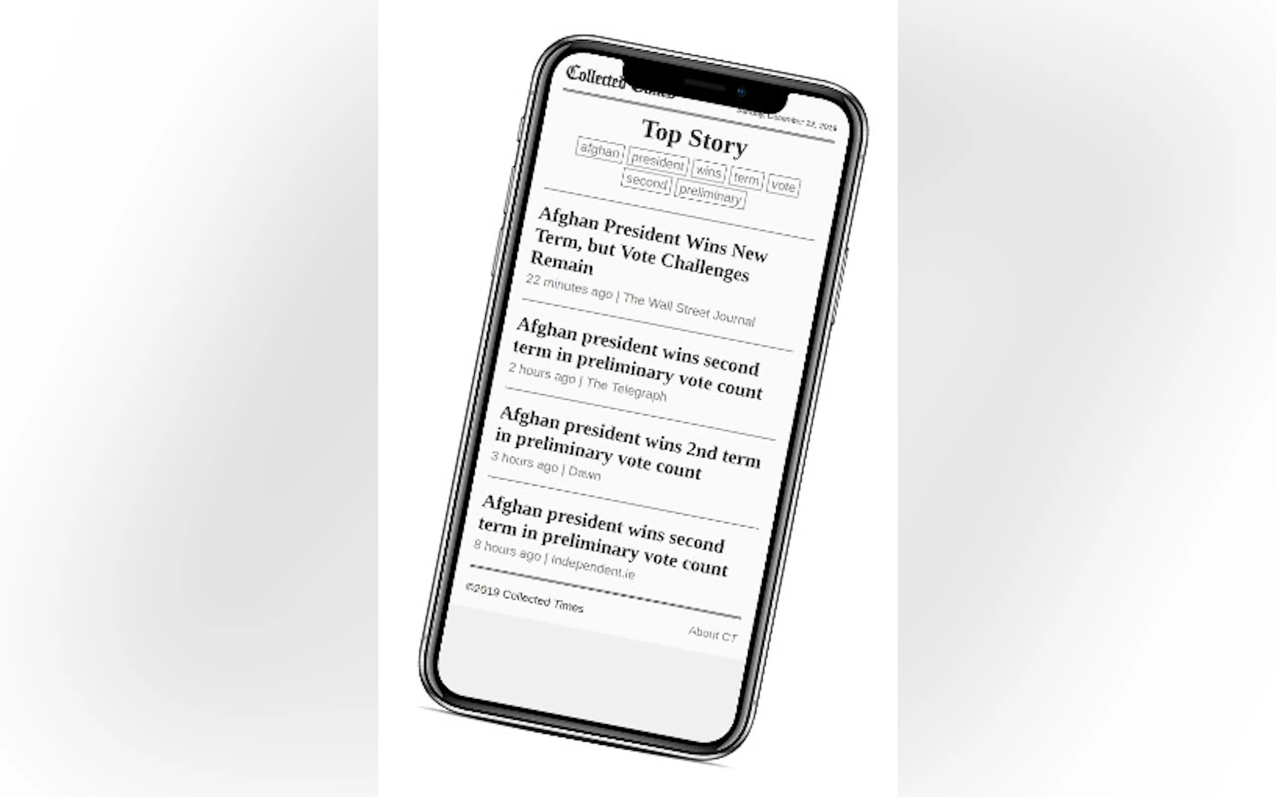 Screenshot 3 of Collected Times
