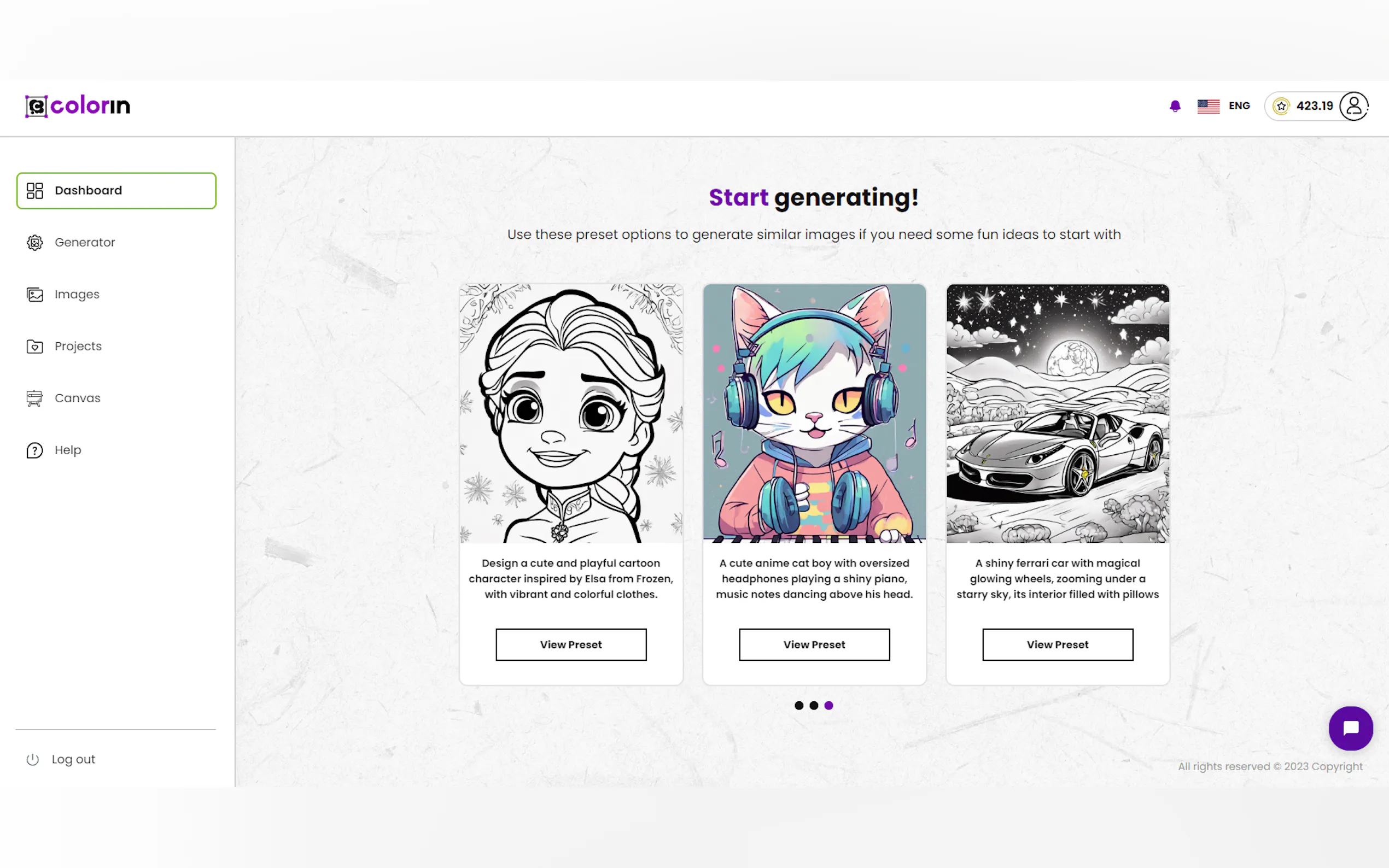Screenshot 2 of Colorin AI