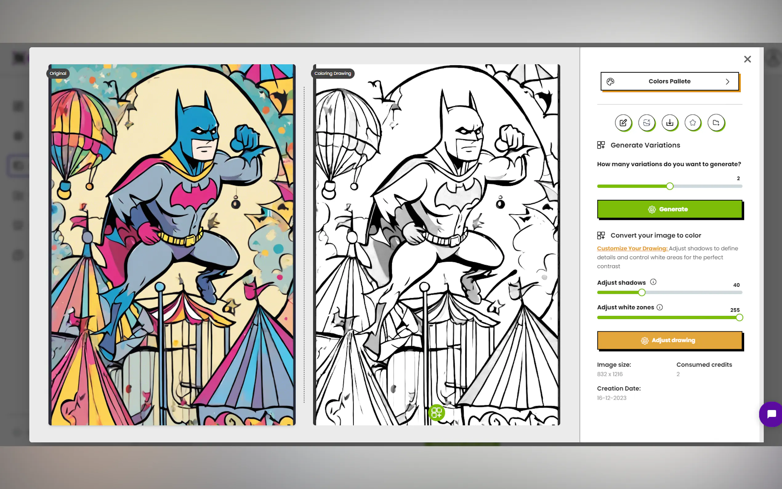 Screenshot 3 of Colorin AI