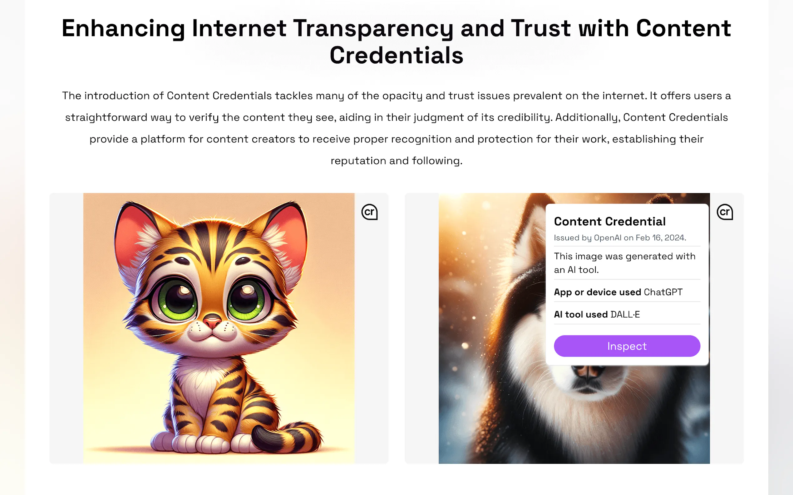 Screenshot 3 of Content Credentials based on C2PA