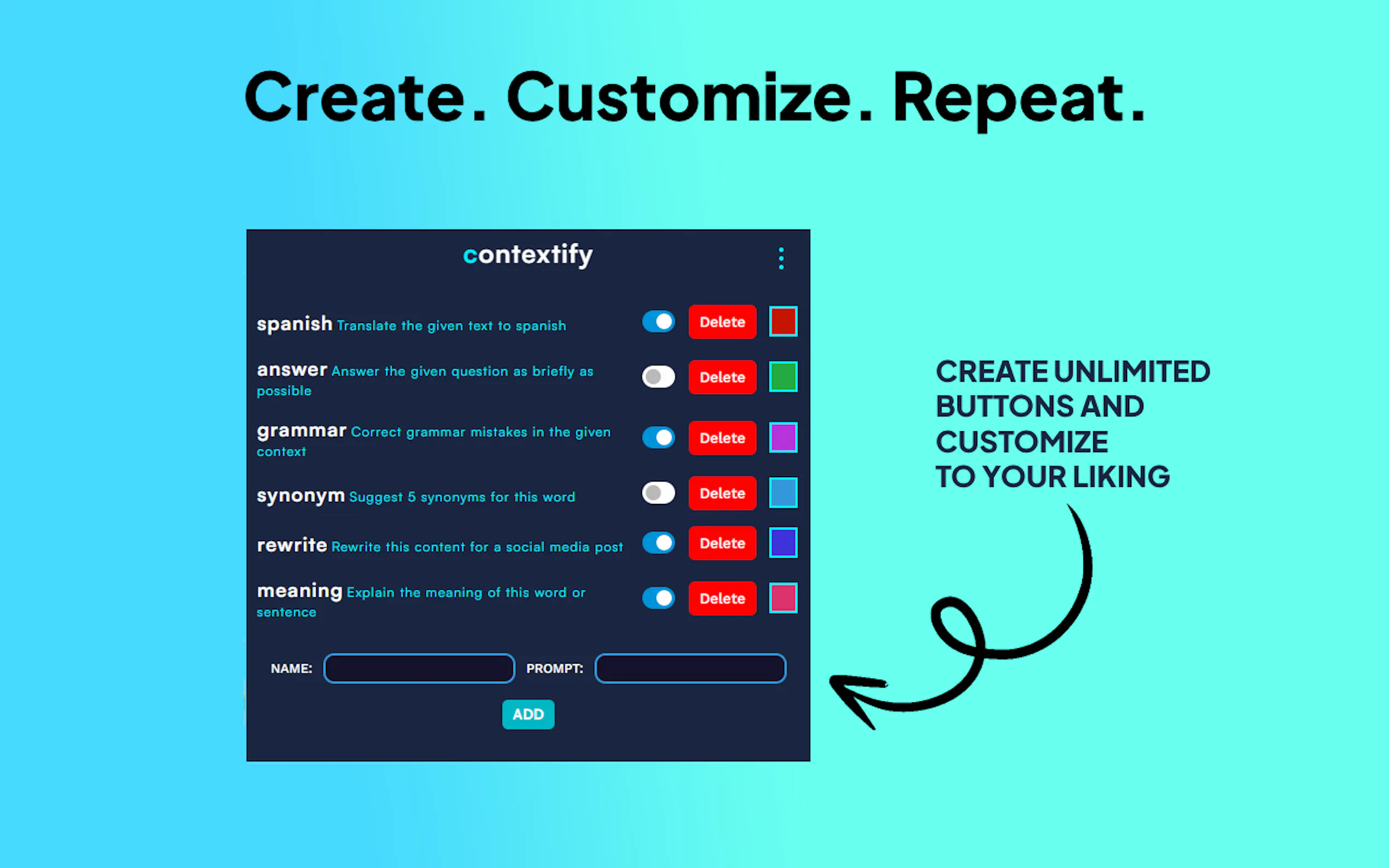 Screenshot 3 of Contextify AI