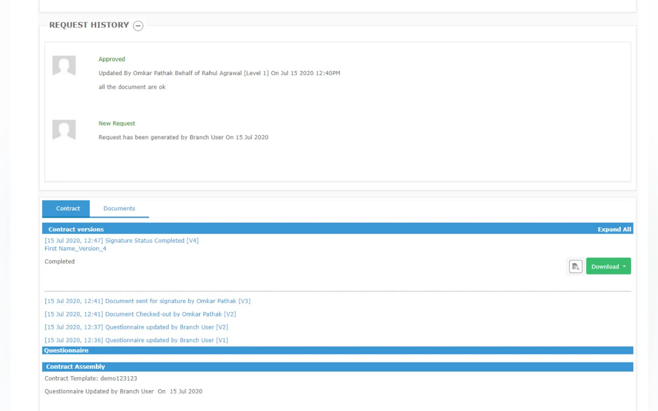 Screenshot 7 of Contract Lifecycle Management