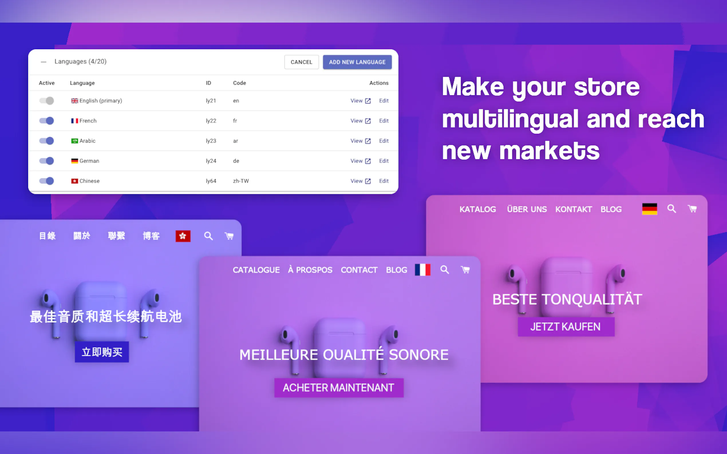 Screenshot 4 of ConveyThis Website Translator