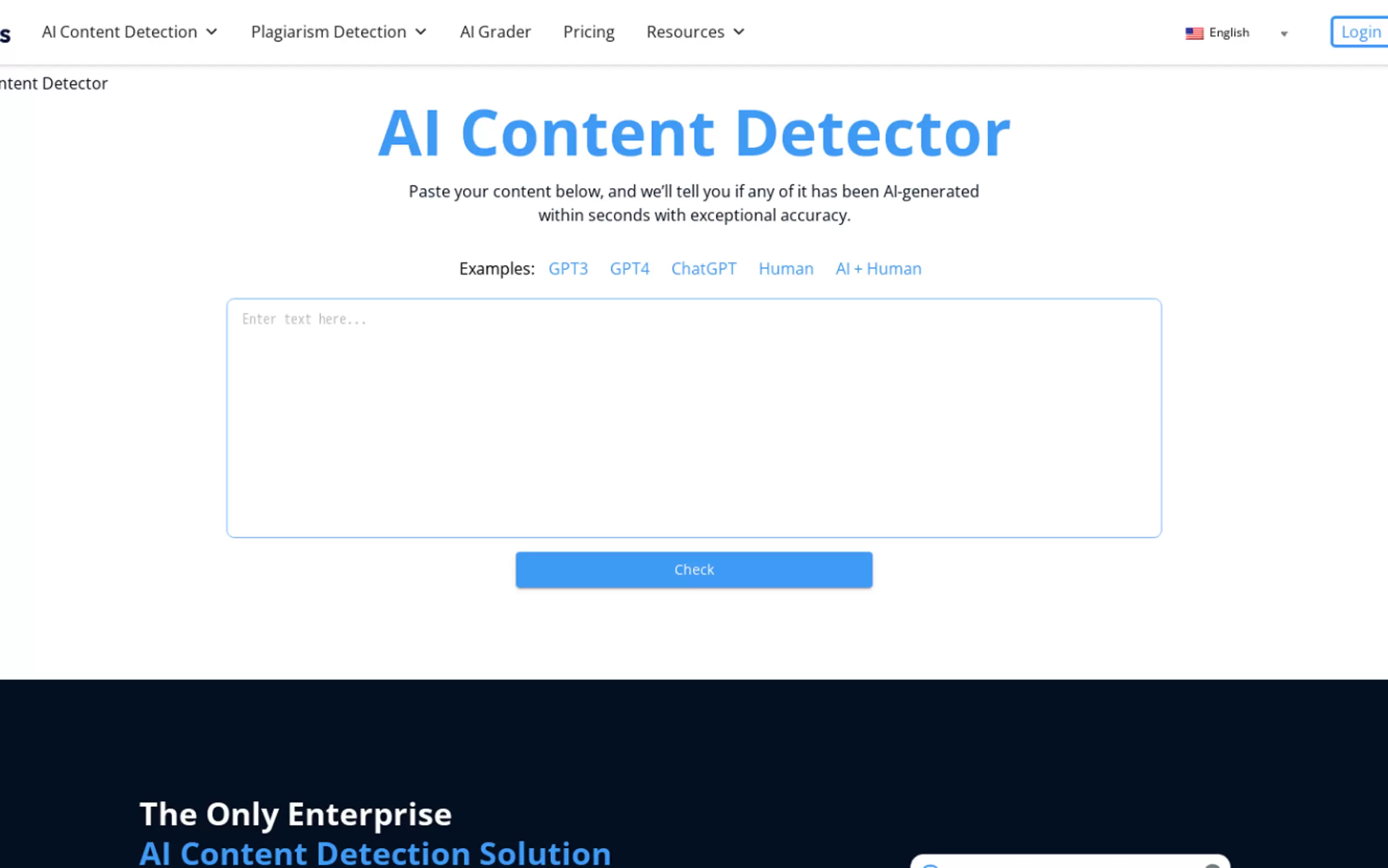 Copyleaks - AI content detector