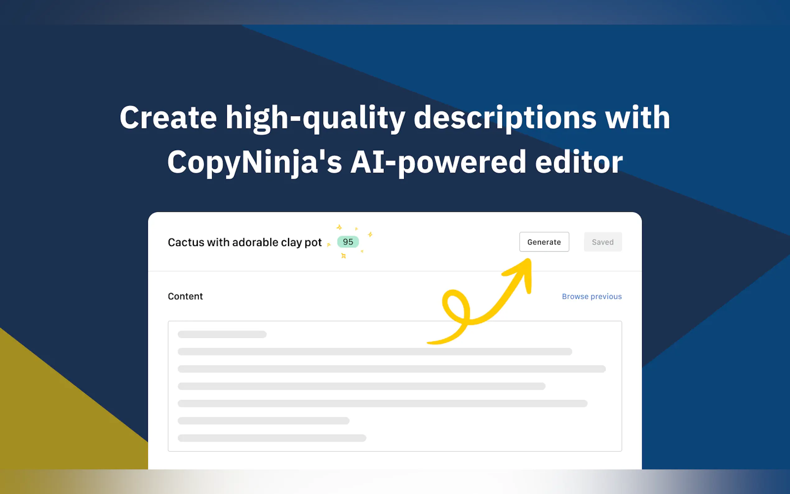 Screenshot 3 of CopyNinja - AI Copywriter for Shopify