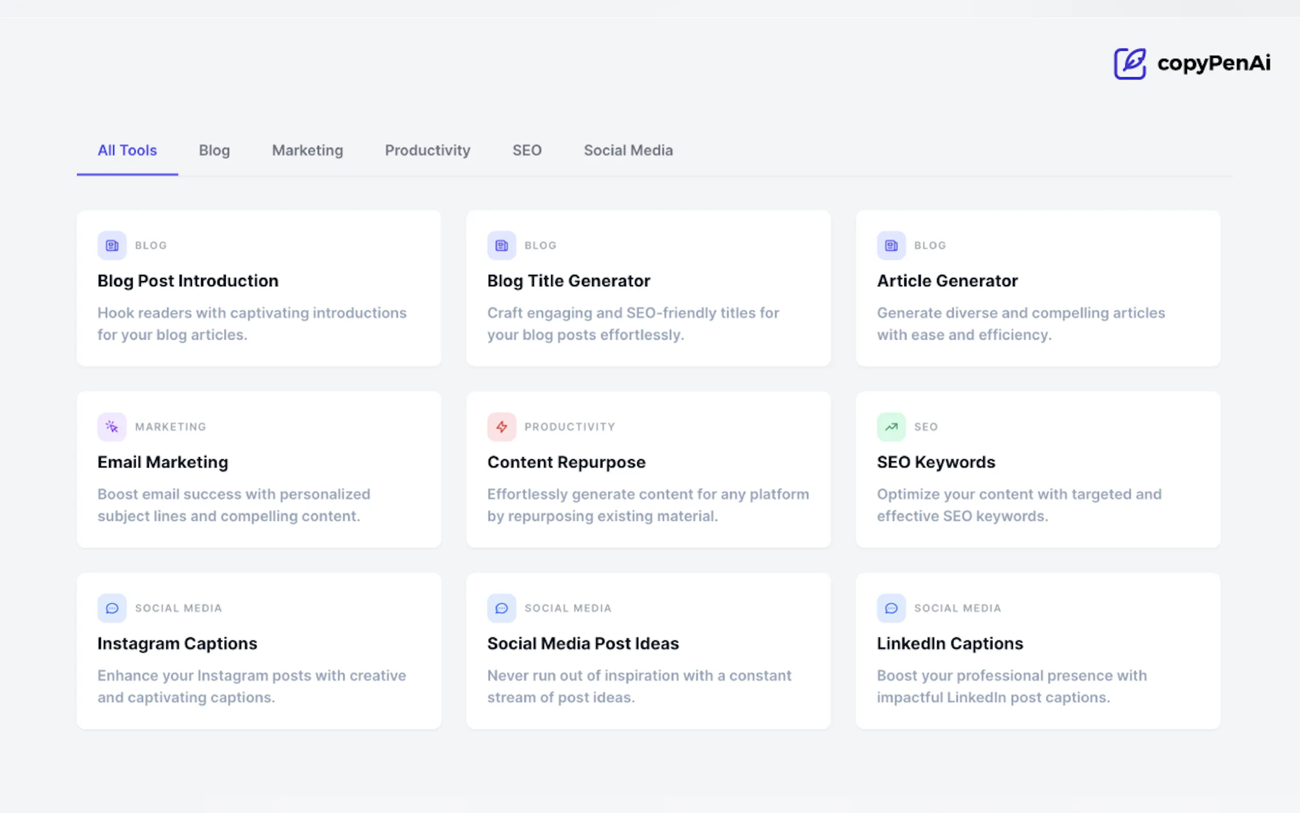Screenshot 2 of copyPenAi